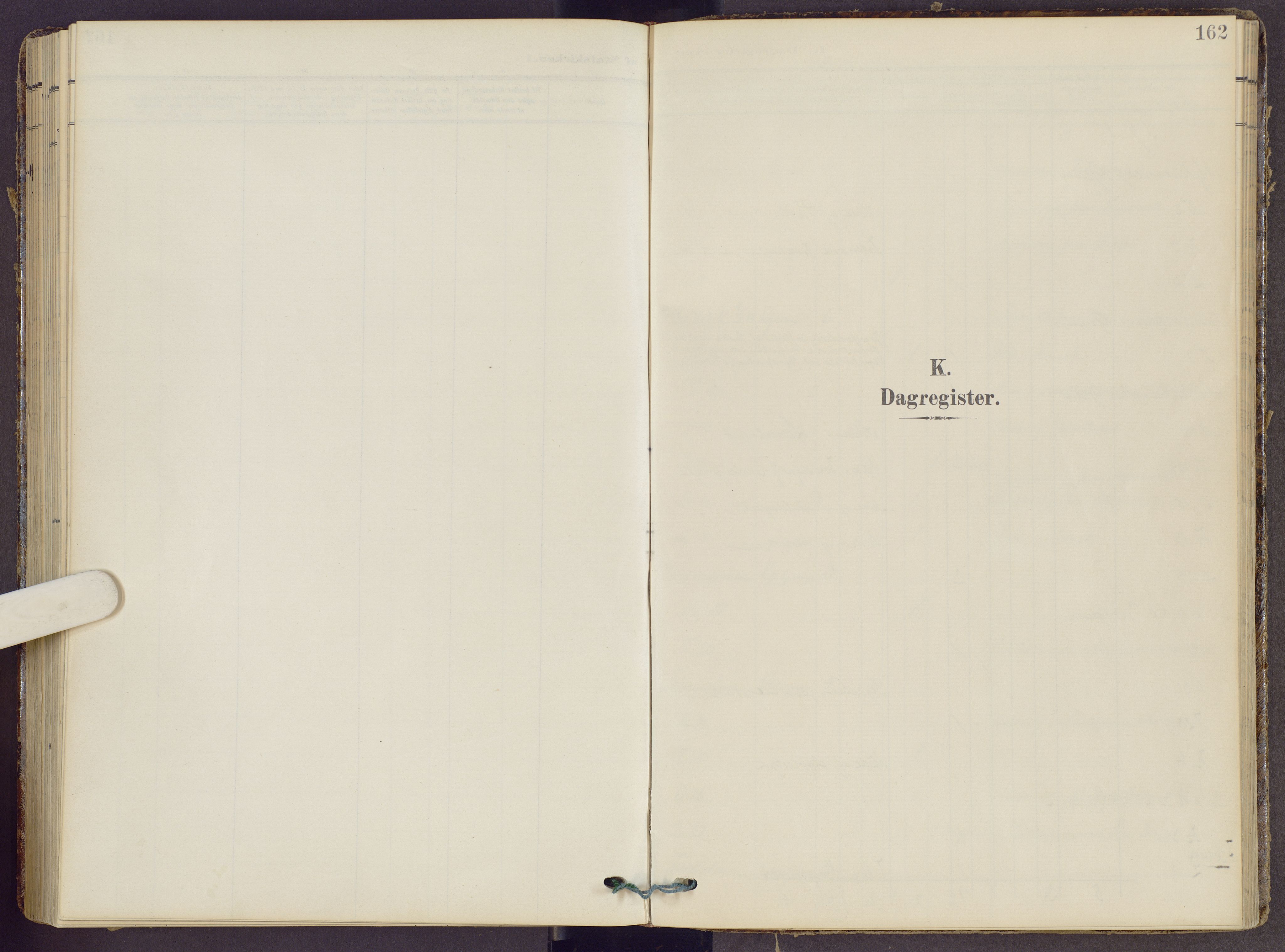 Gran prestekontor, SAH/PREST-112/H/Ha/Haa/L0022: Parish register (official) no. 22, 1908-1918, p. 162