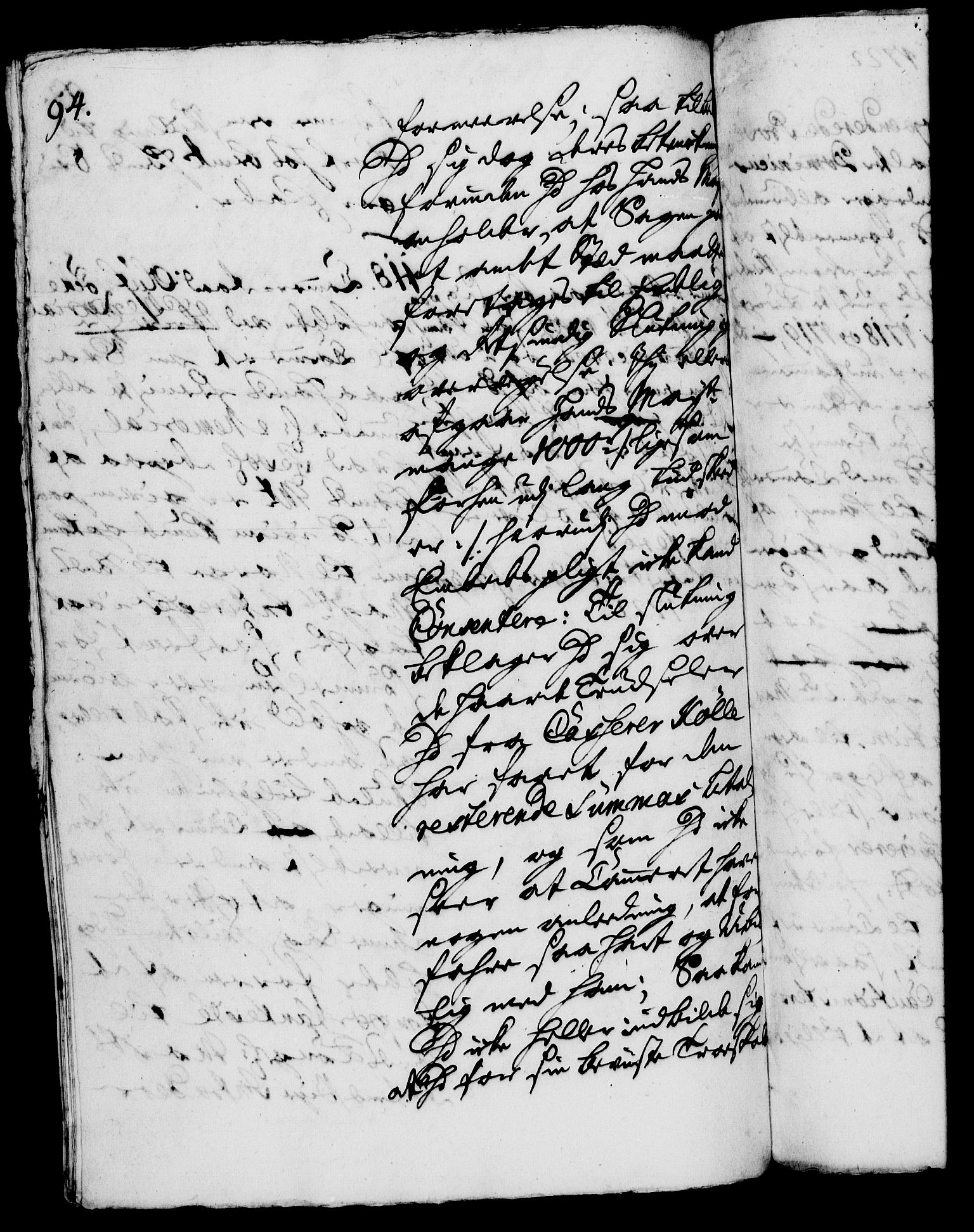 Rentekammeret, Kammerkanselliet, RA/EA-3111/G/Gh/Gha/L0005: Norsk ekstraktmemorialprotokoll (merket RK 53.50), 1721-1723, p. 94