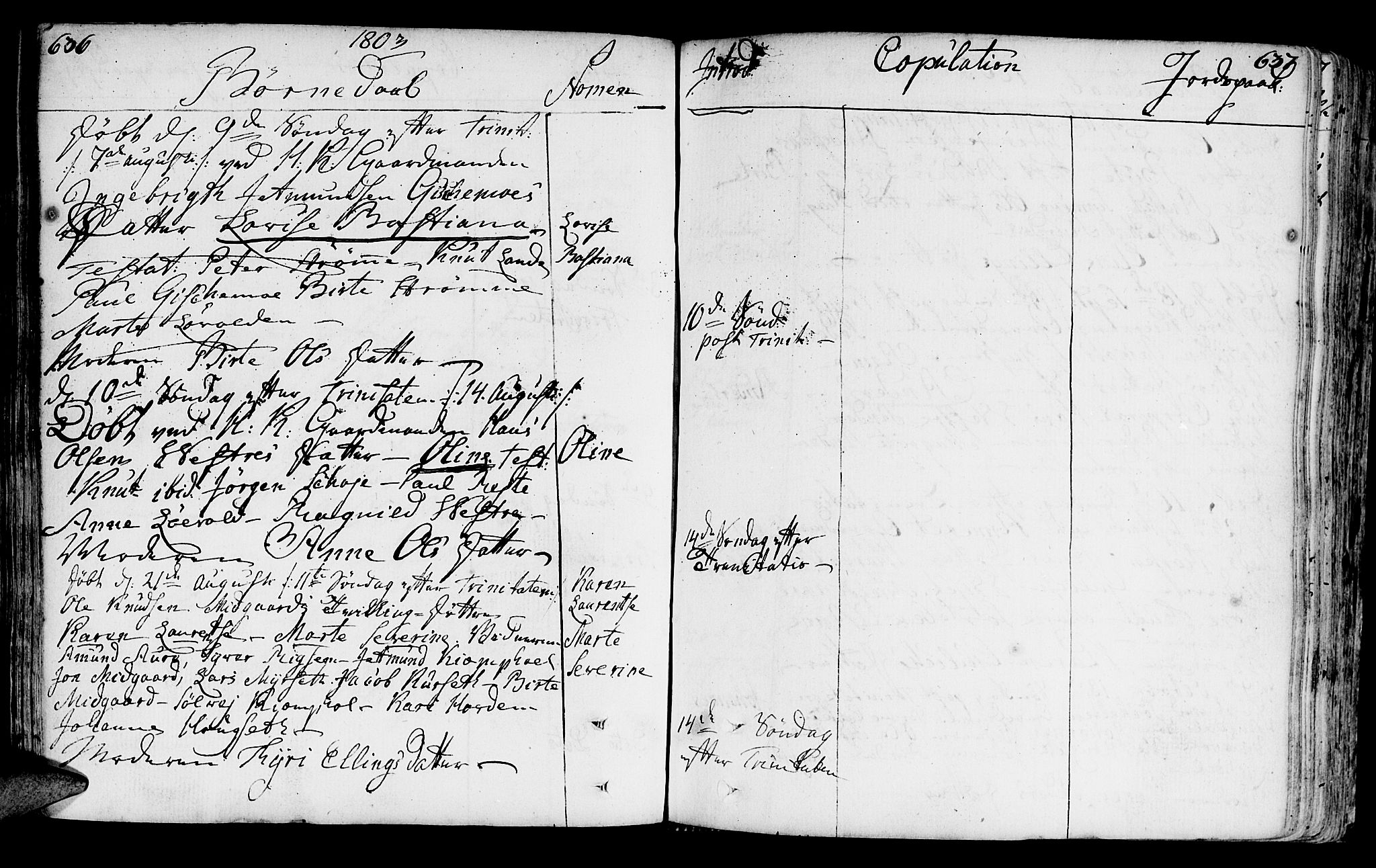 Ministerialprotokoller, klokkerbøker og fødselsregistre - Møre og Romsdal, AV/SAT-A-1454/522/L0308: Parish register (official) no. 522A03, 1773-1809, p. 636-637