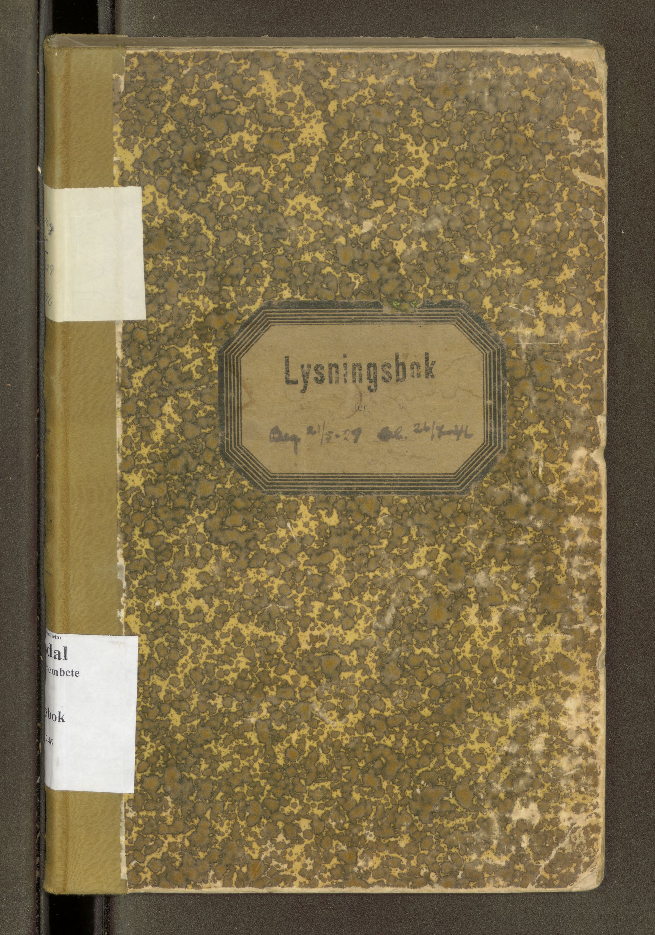 Romsdal sorenskriveri, AV/SAT-A-4149/1/6/6D/L0001: Lysingsbok, 1929-1946