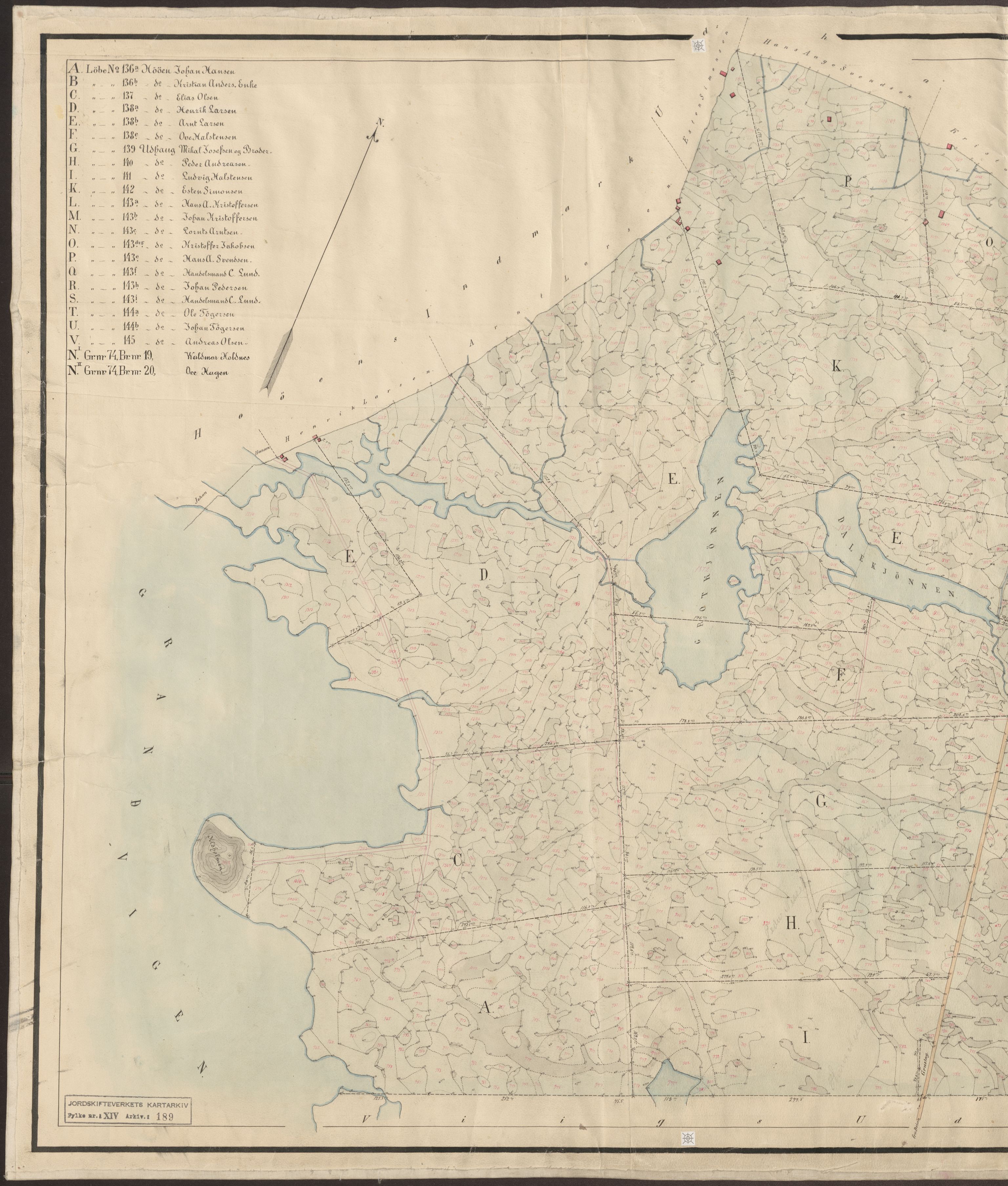 Jordskifteverkets kartarkiv, RA/S-3929/T, 1859-1988, p. 293