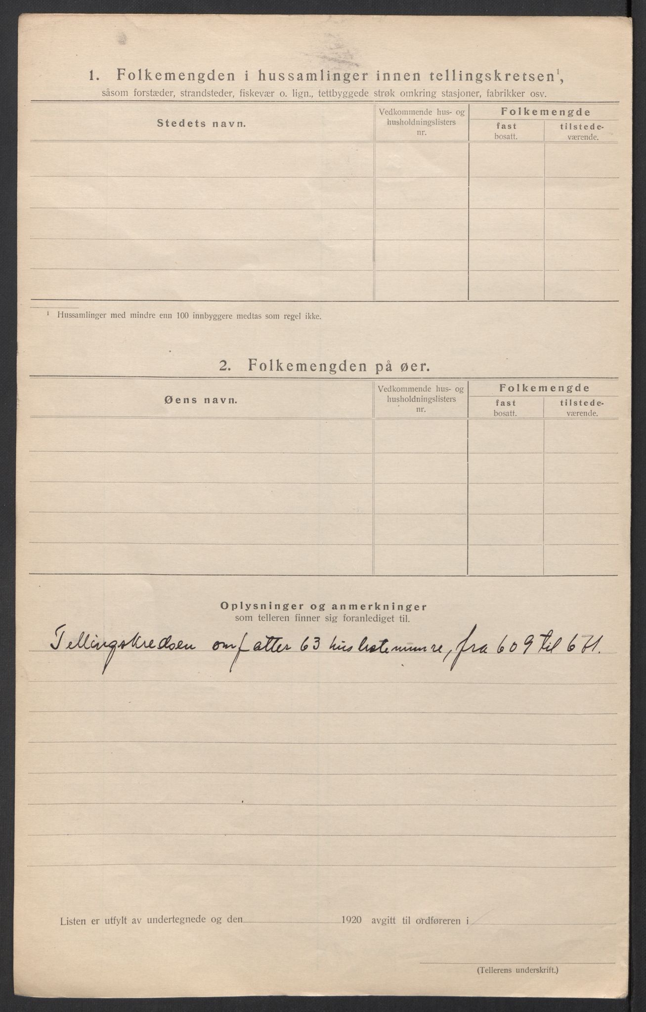 SAT, 1920 census for Evenes, 1920, p. 45