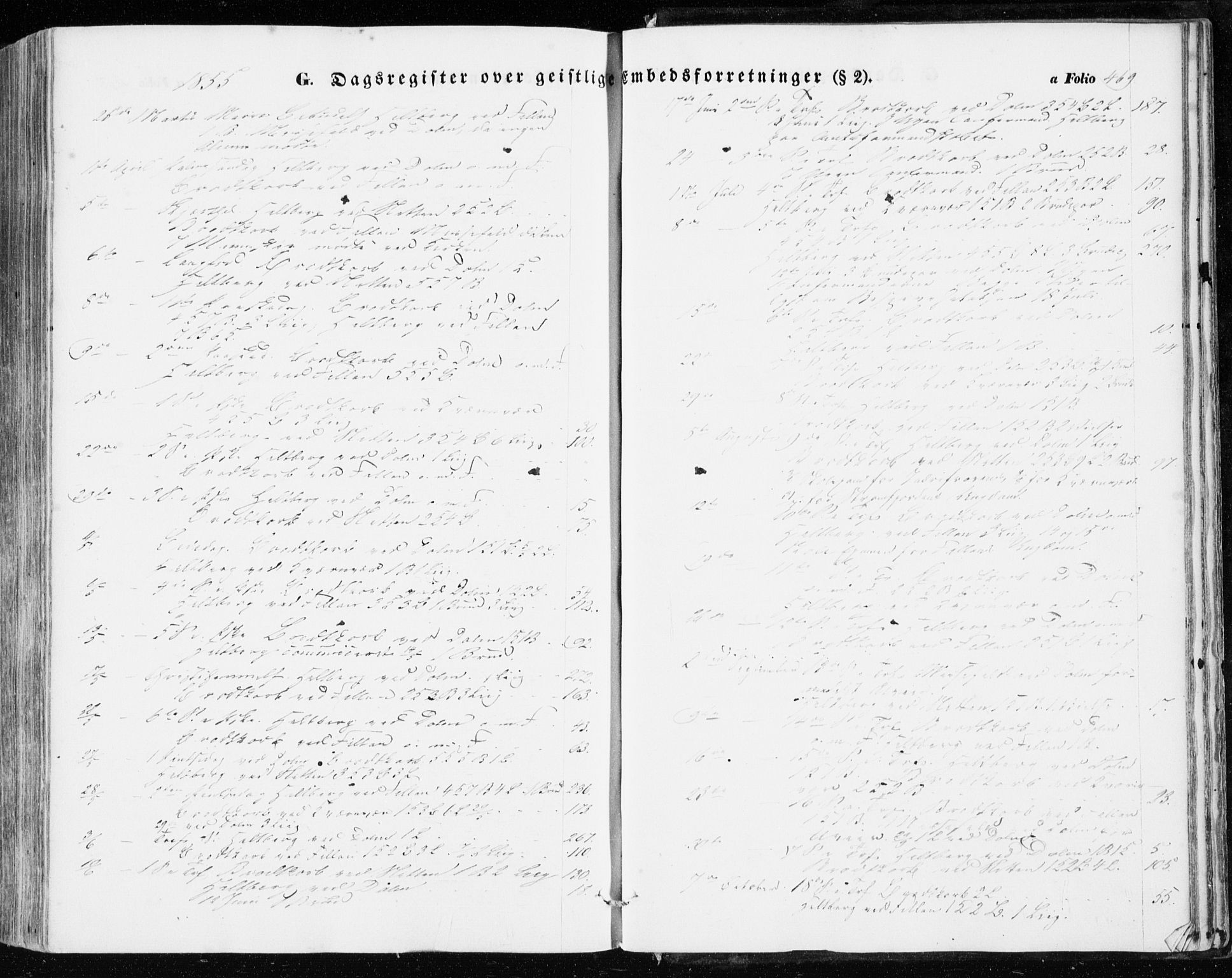 Ministerialprotokoller, klokkerbøker og fødselsregistre - Sør-Trøndelag, SAT/A-1456/634/L0530: Parish register (official) no. 634A06, 1852-1860, p. 469