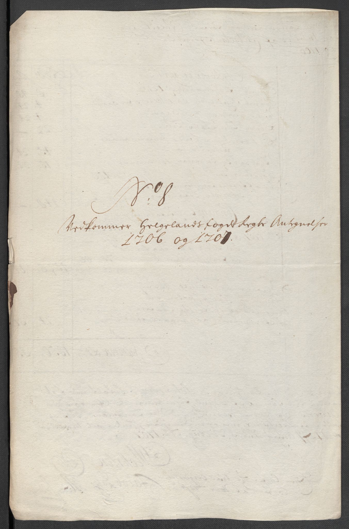 Rentekammeret inntil 1814, Reviderte regnskaper, Fogderegnskap, RA/EA-4092/R65/L4509: Fogderegnskap Helgeland, 1706-1707, p. 312