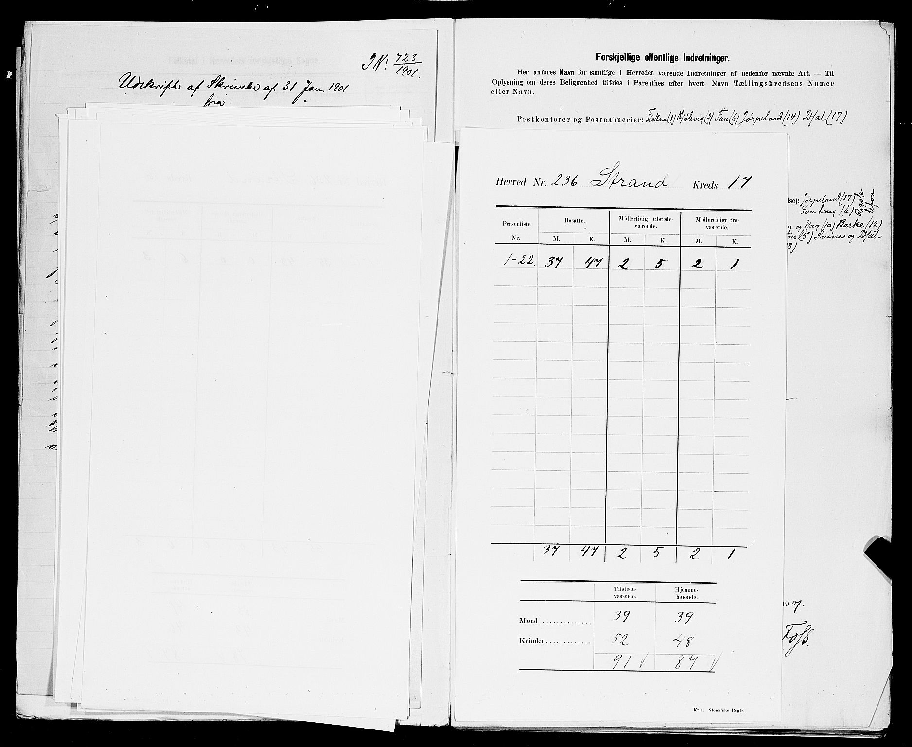 SAST, 1900 census for Strand, 1900, p. 24