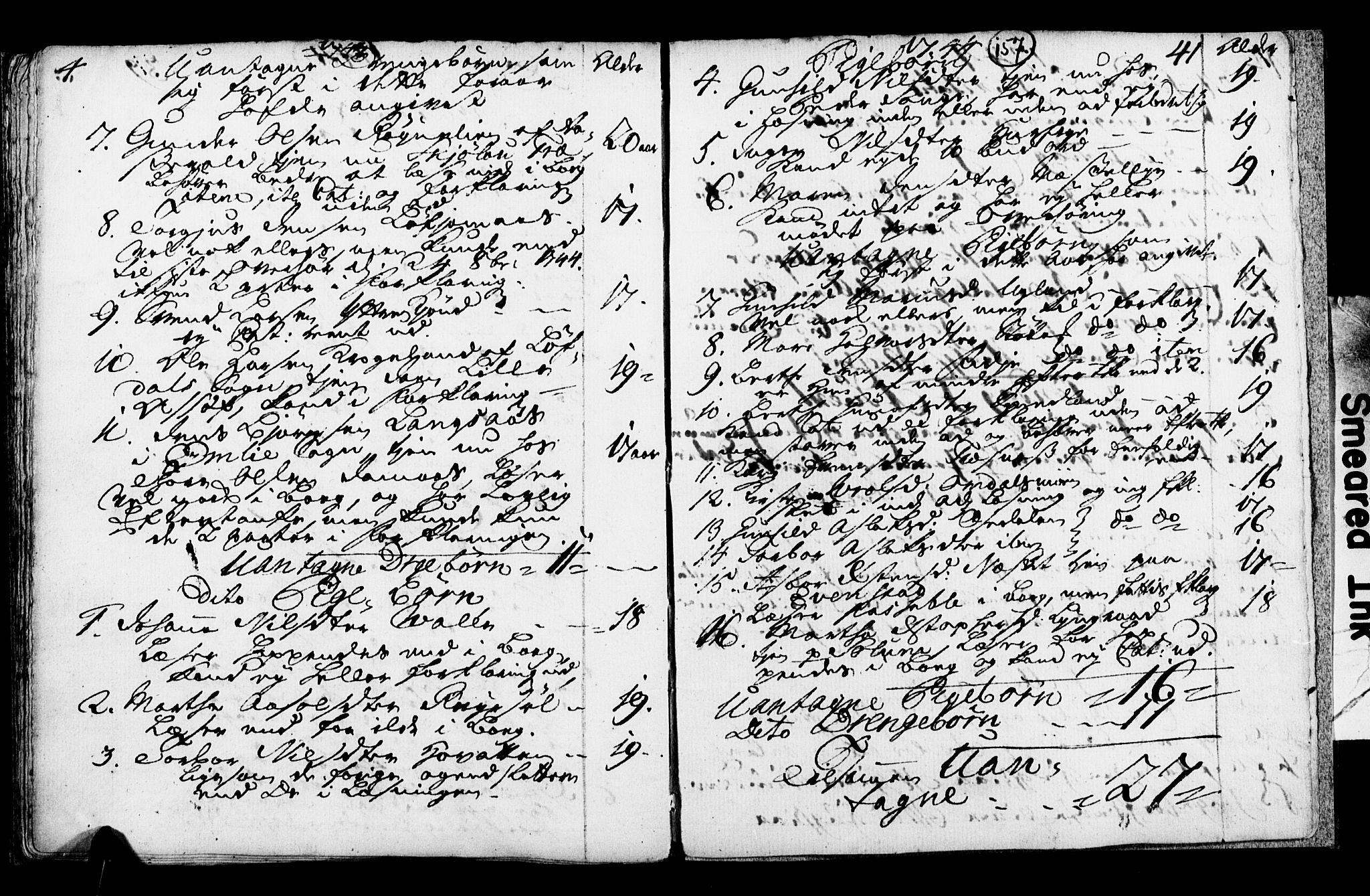 Froland sokneprestkontor, SAK/1111-0013/F/Fb/L0001: Parish register (copy) no. B 1, 1742-1745, p. 40-41