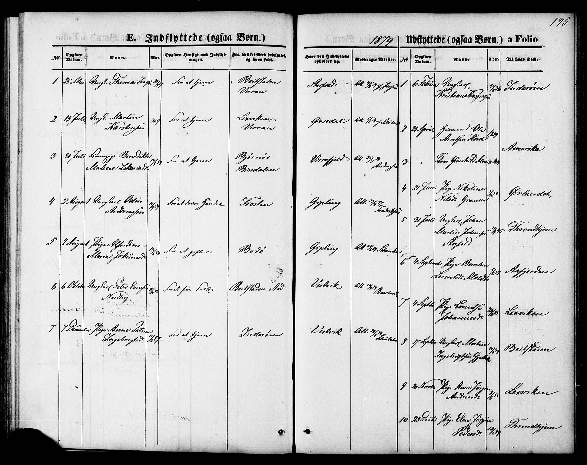 Ministerialprotokoller, klokkerbøker og fødselsregistre - Nord-Trøndelag, SAT/A-1458/744/L0419: Parish register (official) no. 744A03, 1867-1881, p. 195