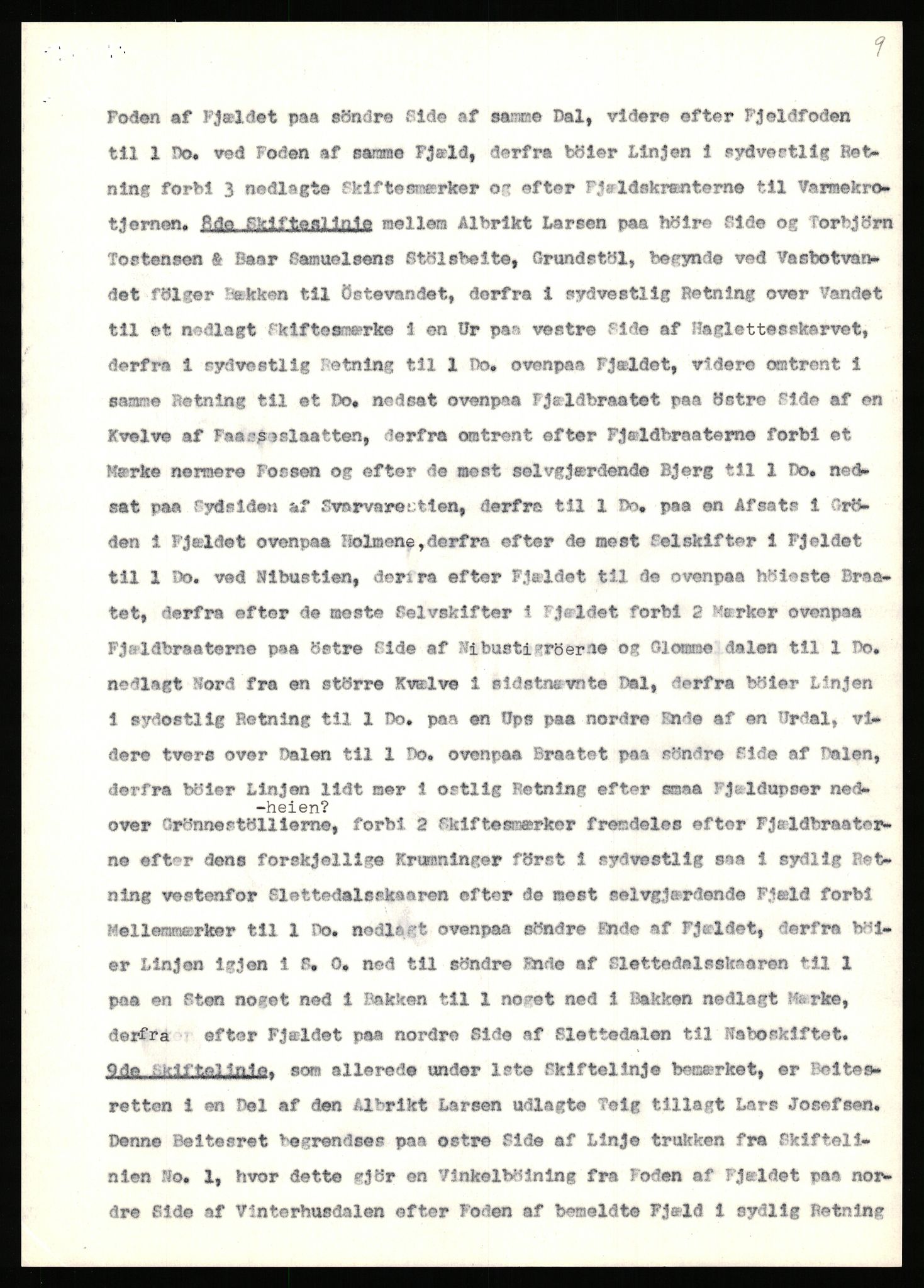 Statsarkivet i Stavanger, SAST/A-101971/03/Y/Yj/L0022: Avskrifter sortert etter gårdsnavn: Foss - Frøiland i Hetland, 1750-1930, p. 66