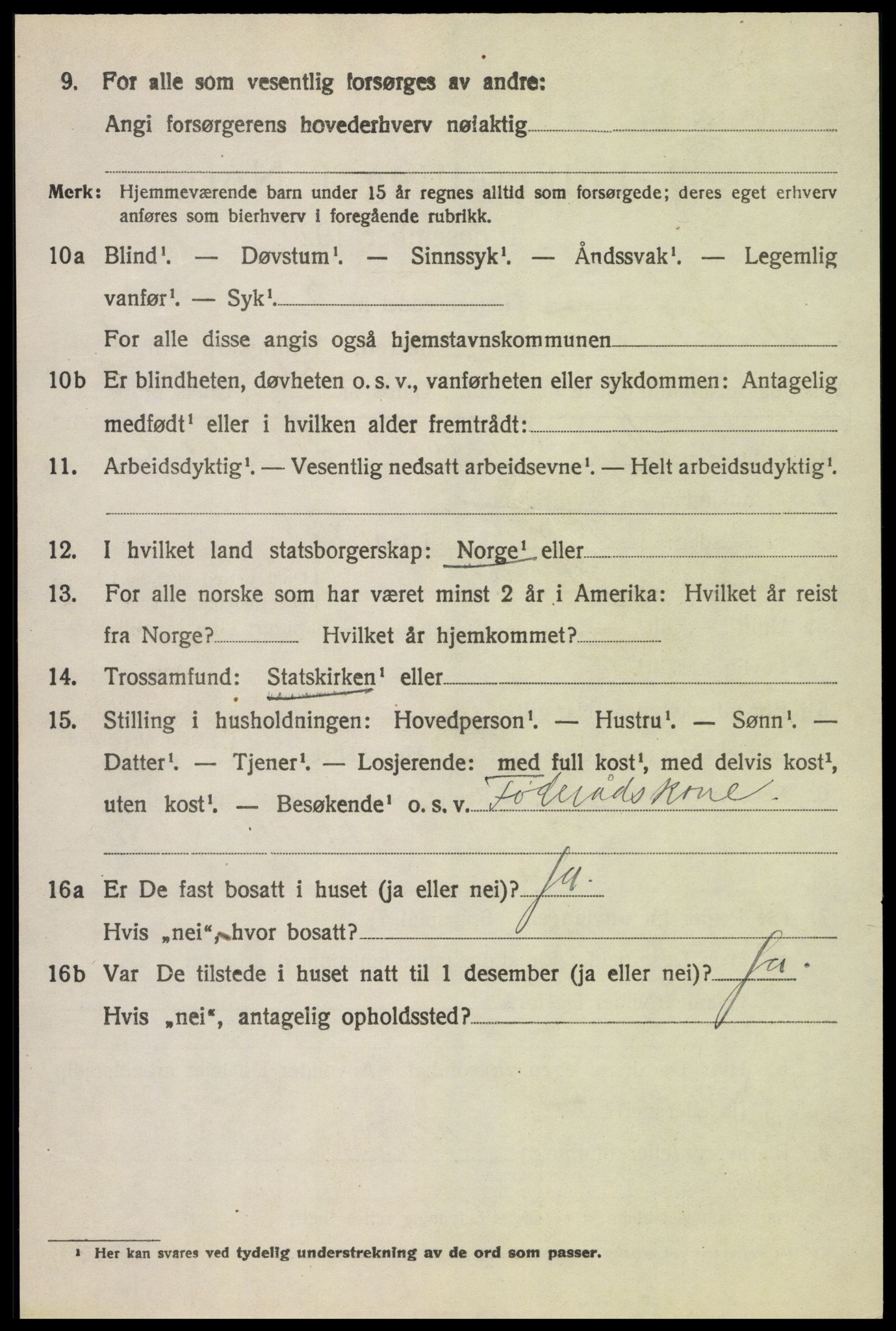 SAH, 1920 census for Nord-Fron, 1920, p. 5971