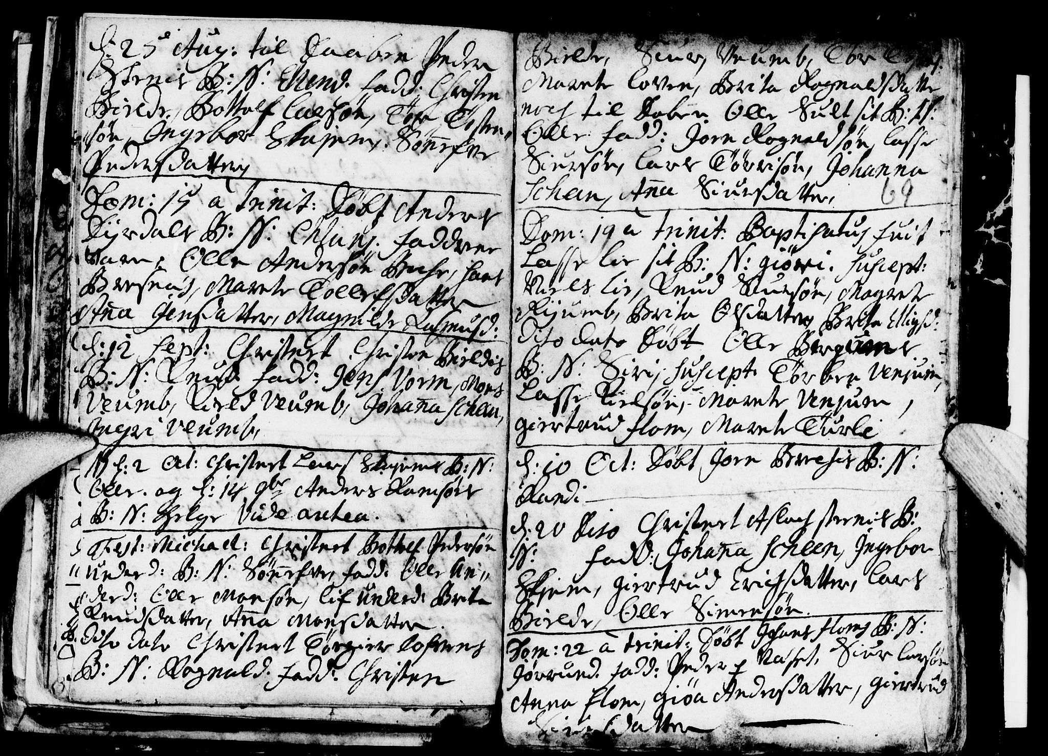 Aurland sokneprestembete, SAB/A-99937/H/Ha/Haa/L0001: Parish register (official) no. A 1, 1716-1734, p. 69