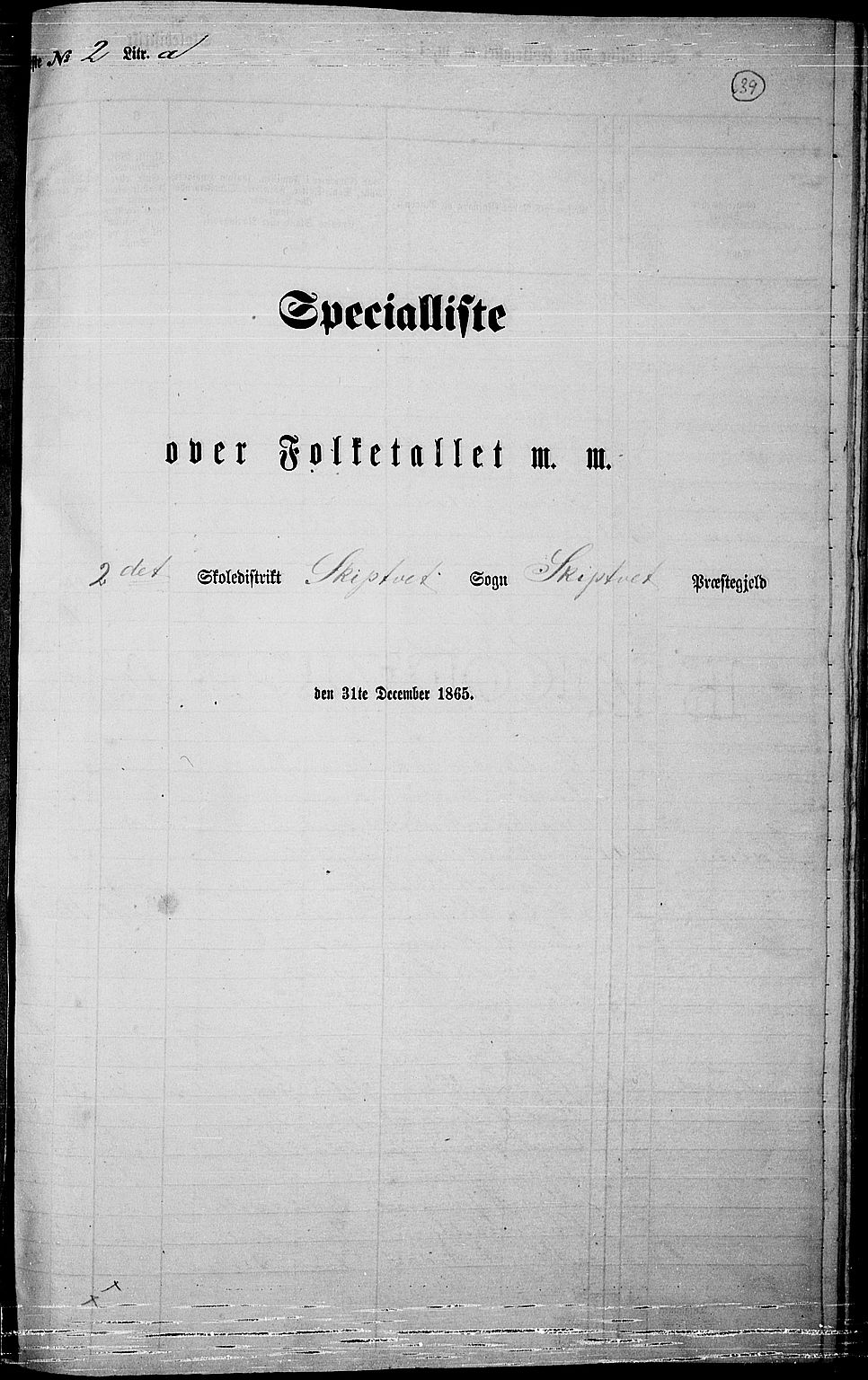 RA, 1865 census for Skiptvet, 1865, p. 32