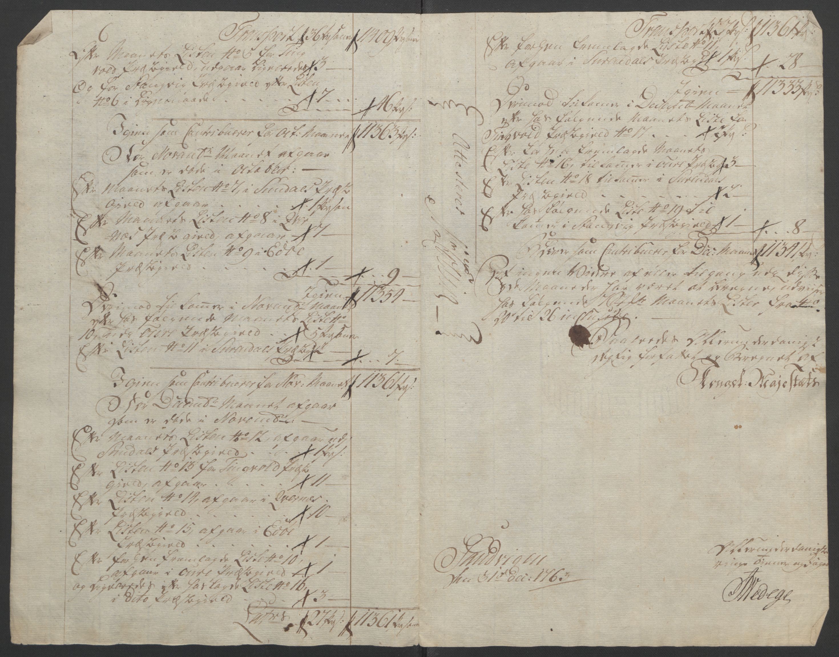 Rentekammeret inntil 1814, Reviderte regnskaper, Fogderegnskap, RA/EA-4092/R56/L3841: Ekstraskatten Nordmøre, 1762-1763, p. 161