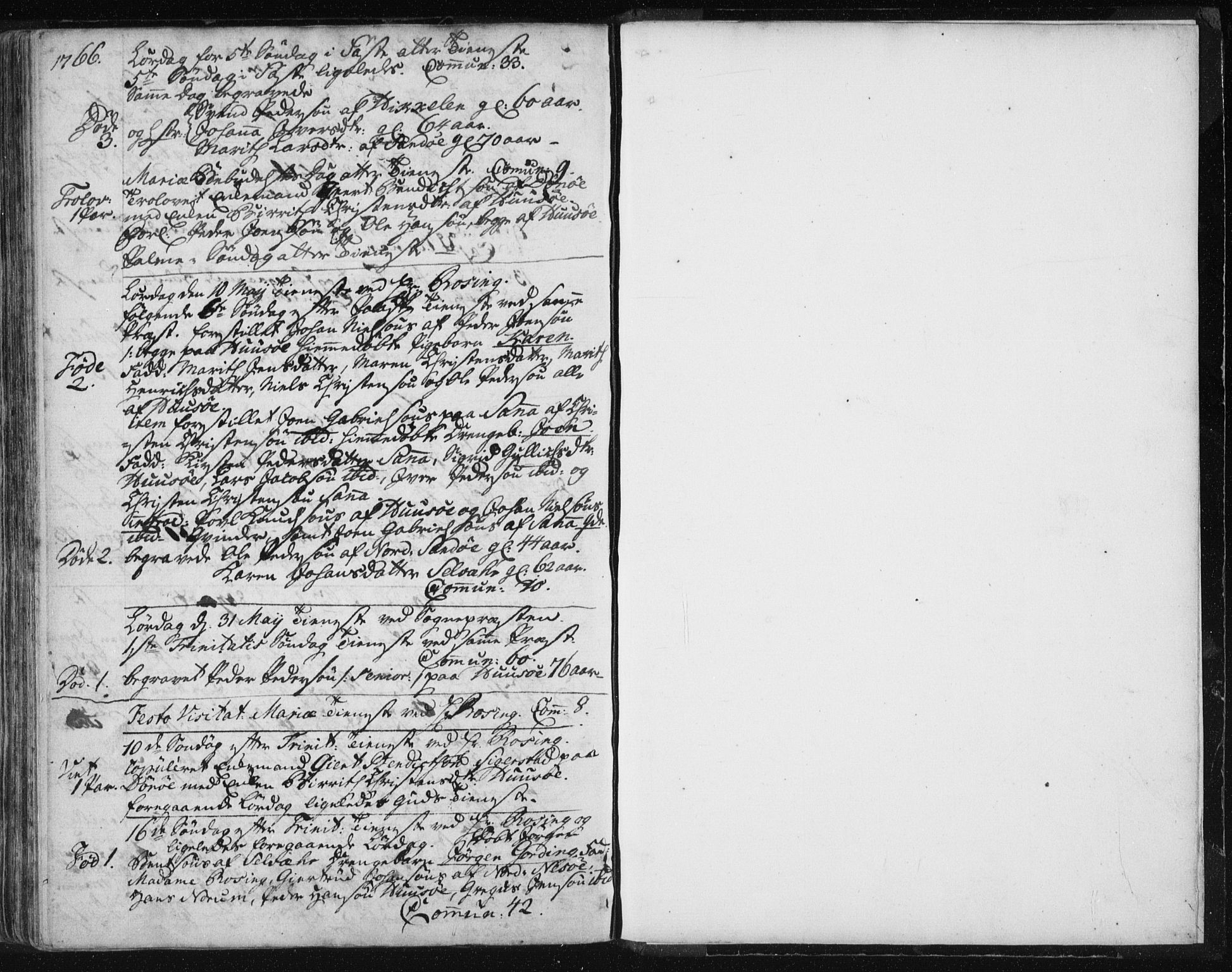 Ministerialprotokoller, klokkerbøker og fødselsregistre - Nordland, AV/SAT-A-1459/841/L0587: Parish register (official) no. 841A02 /4, 1760-1766