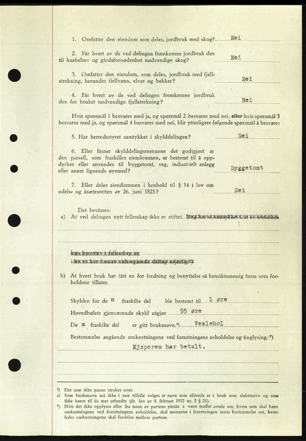 Nordre Sunnmøre sorenskriveri, AV/SAT-A-0006/1/2/2C/2Ca: Mortgage book no. A33, 1949-1950, Diary no: : 2666/1949