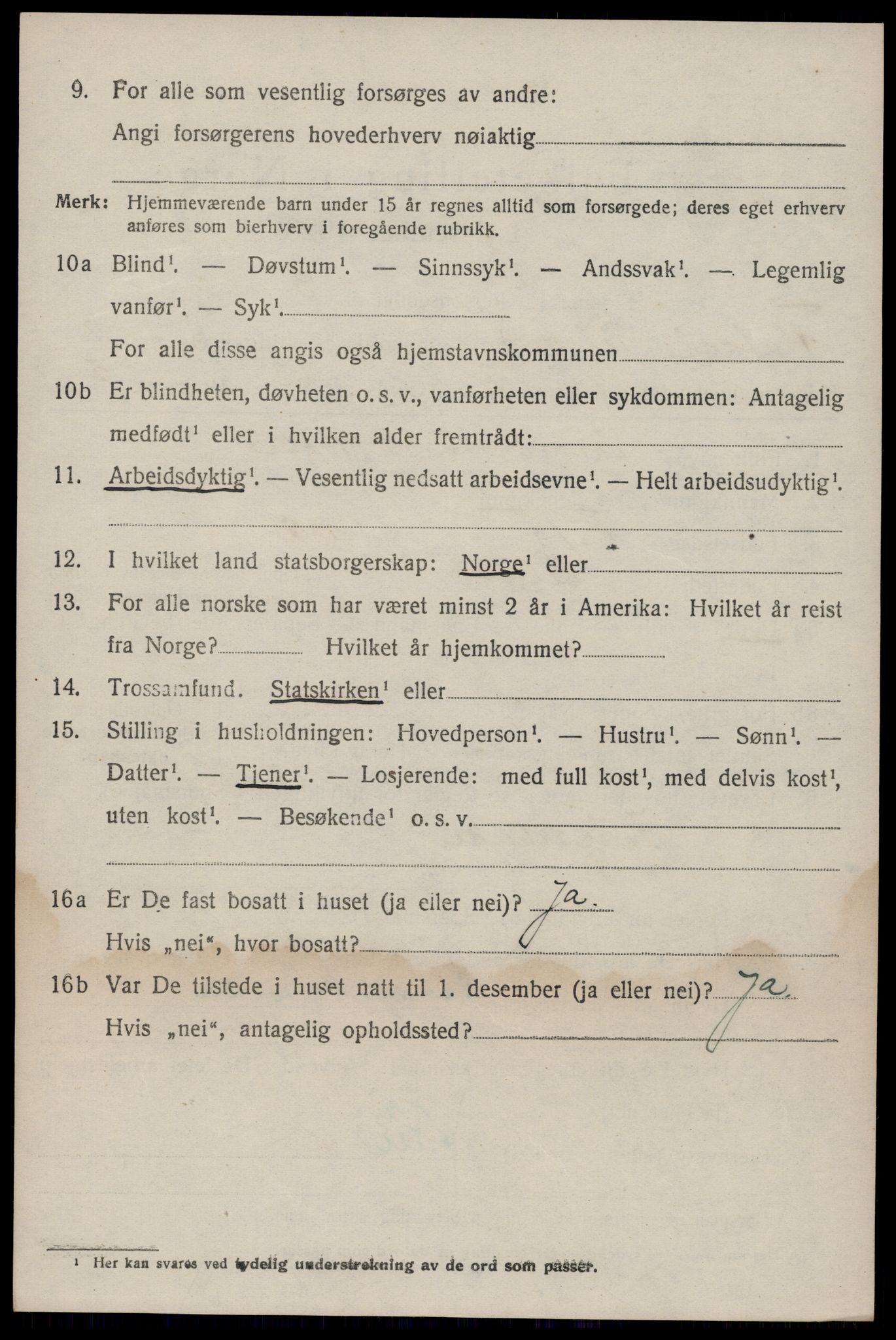 SAKO, 1920 census for Seljord, 1920, p. 4221