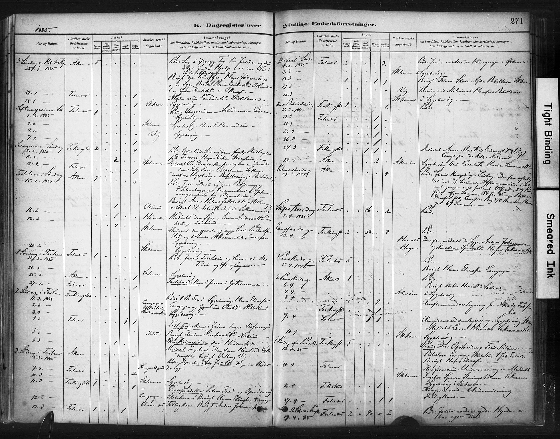 Skudenes sokneprestkontor, SAST/A -101849/H/Ha/Haa/L0009: Parish register (official) no. A 6, 1882-1912, p. 271