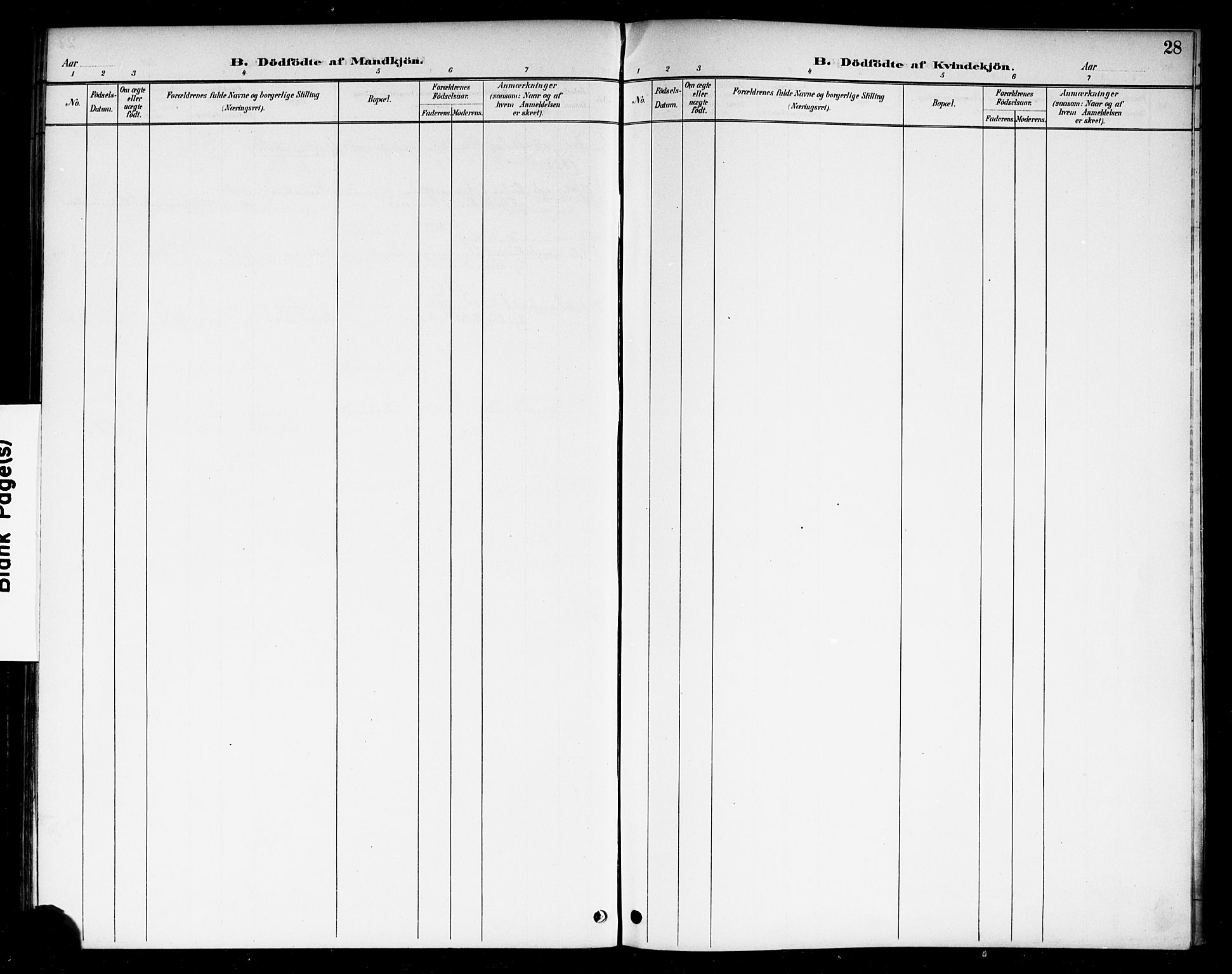 Berg prestekontor Kirkebøker, AV/SAO-A-10902/F/Fc/L0002: Parish register (official) no. III 2, 1888-1901, p. 28