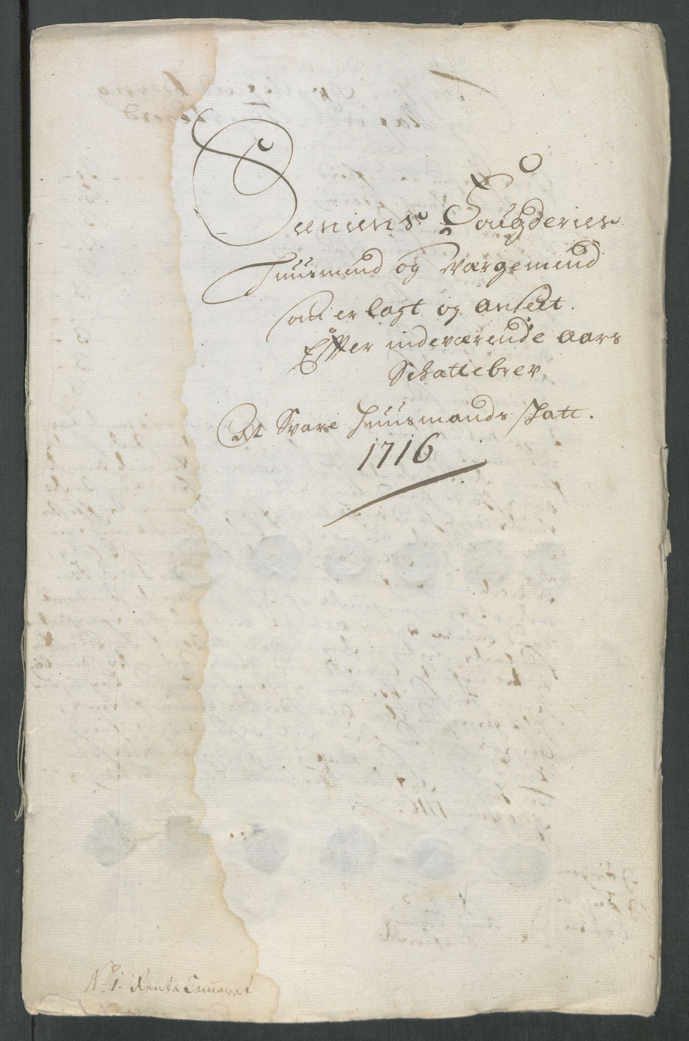 Rentekammeret inntil 1814, Reviderte regnskaper, Fogderegnskap, AV/RA-EA-4092/R68/L4762: Fogderegnskap Senja og Troms, 1716, p. 84