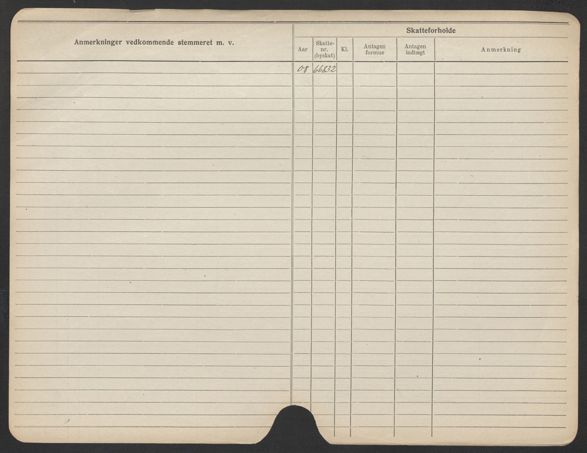 Oslo folkeregister, Registerkort, AV/SAO-A-11715/F/Fa/Fac/L0018: Kvinner, 1906-1914, p. 1097b