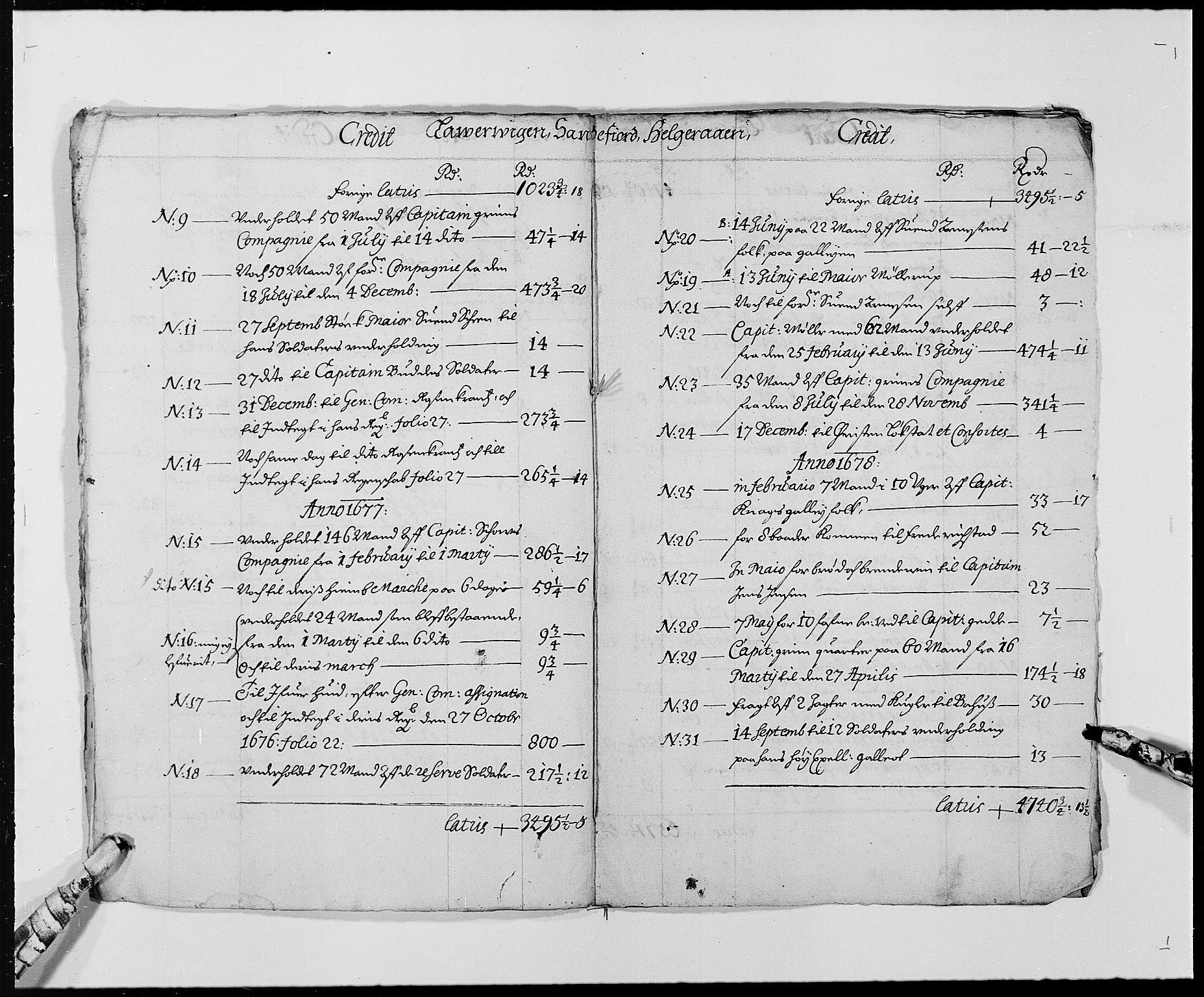 Rentekammeret inntil 1814, Reviderte regnskaper, Byregnskaper, AV/RA-EA-4066/R/Ri/L0177: [I1] Kontribusjonsregnskap, 1675-1689, p. 7