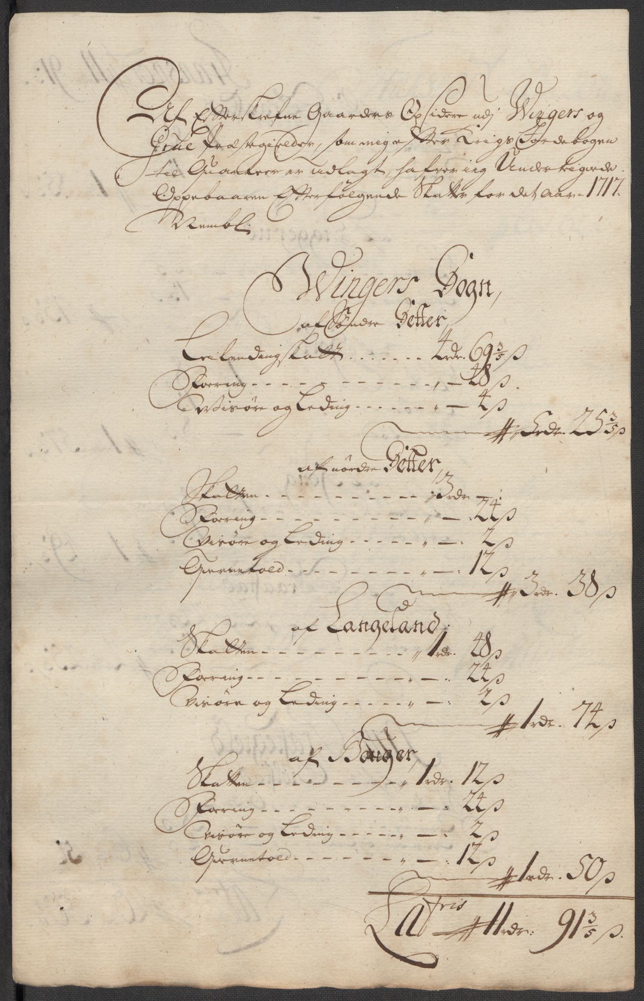 Rentekammeret inntil 1814, Reviderte regnskaper, Fogderegnskap, AV/RA-EA-4092/R13/L0856: Fogderegnskap Solør, Odal og Østerdal, 1717, p. 304