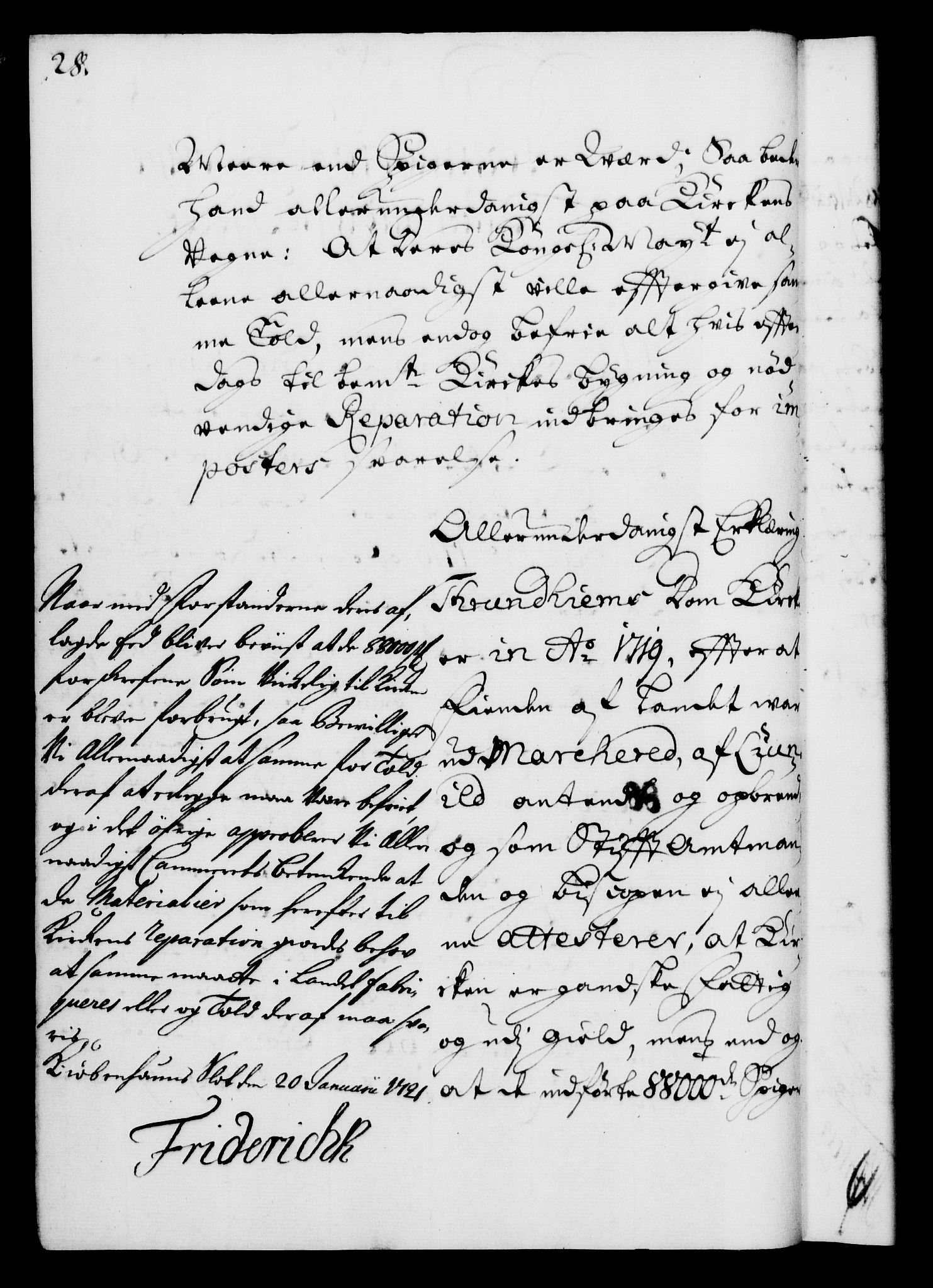 Rentekammeret, Kammerkanselliet, RA/EA-3111/G/Gf/Gfa/L0004: Norsk relasjons- og resolusjonsprotokoll (merket RK 52.4), 1721, p. 55