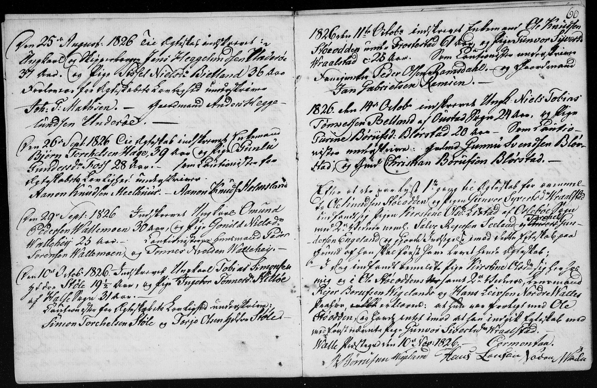 Sør-Audnedal sokneprestkontor, SAK/1111-0039/F/Fa/Fab/L0003: Parish register (official) no. A 3, 1766-1828, p. 60