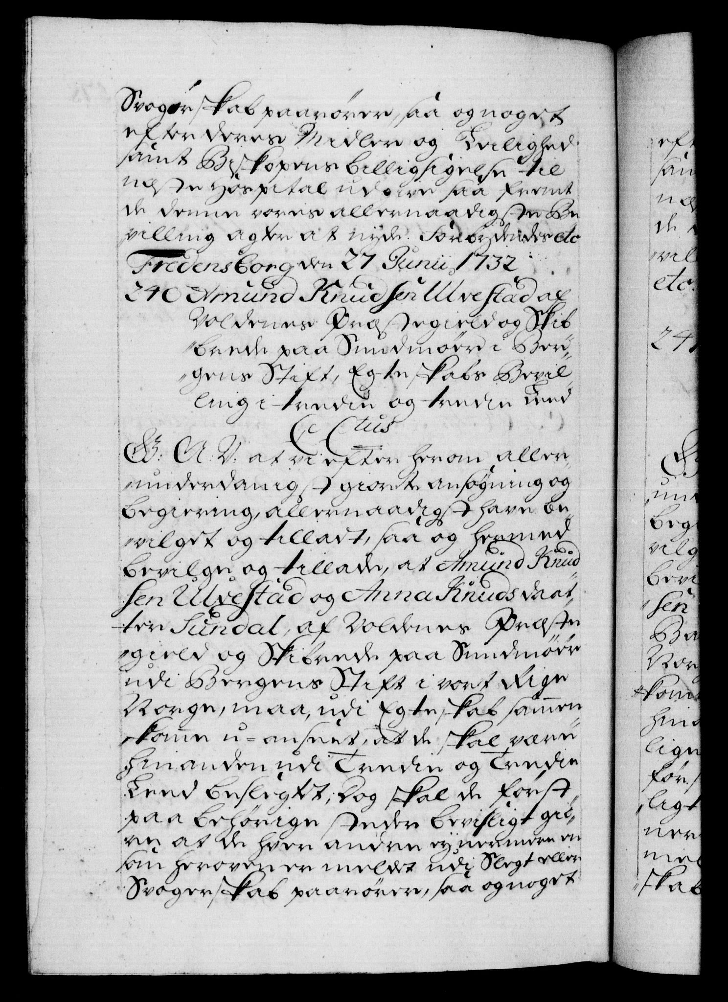 Danske Kanselli 1572-1799, AV/RA-EA-3023/F/Fc/Fca/Fcaa/L0027: Norske registre, 1730-1732, p. 578b