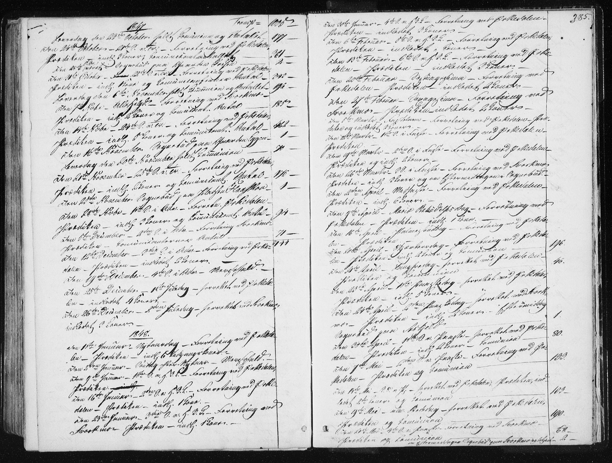 Ministerialprotokoller, klokkerbøker og fødselsregistre - Sør-Trøndelag, SAT/A-1456/668/L0805: Parish register (official) no. 668A05, 1840-1853, p. 385
