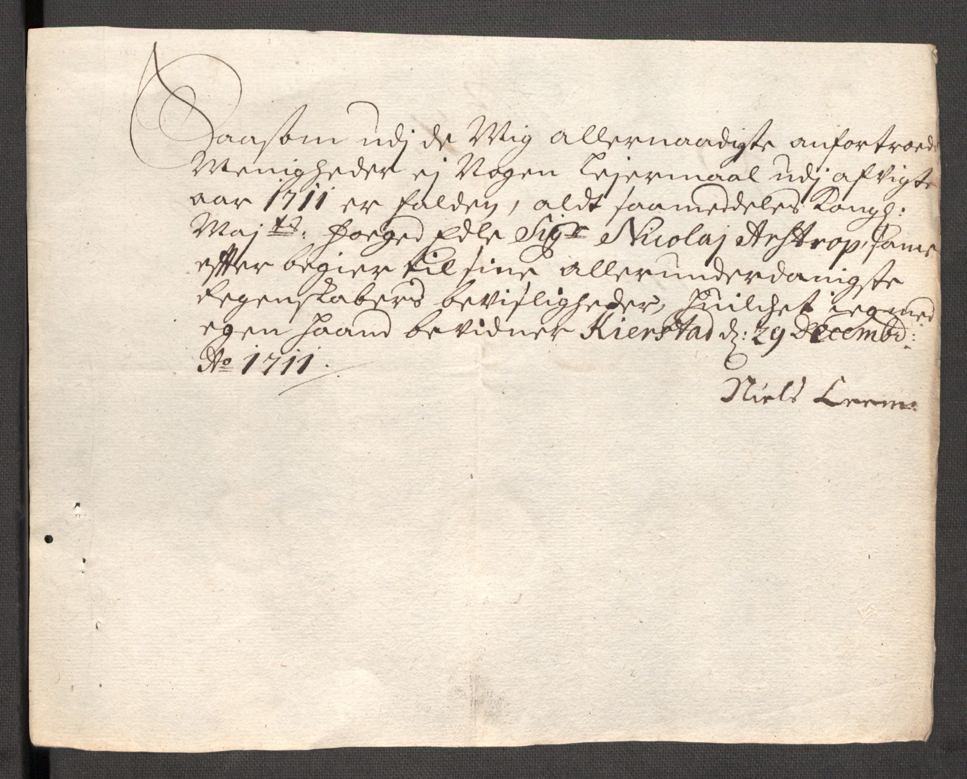 Rentekammeret inntil 1814, Reviderte regnskaper, Fogderegnskap, RA/EA-4092/R54/L3564: Fogderegnskap Sunnmøre, 1711, p. 122