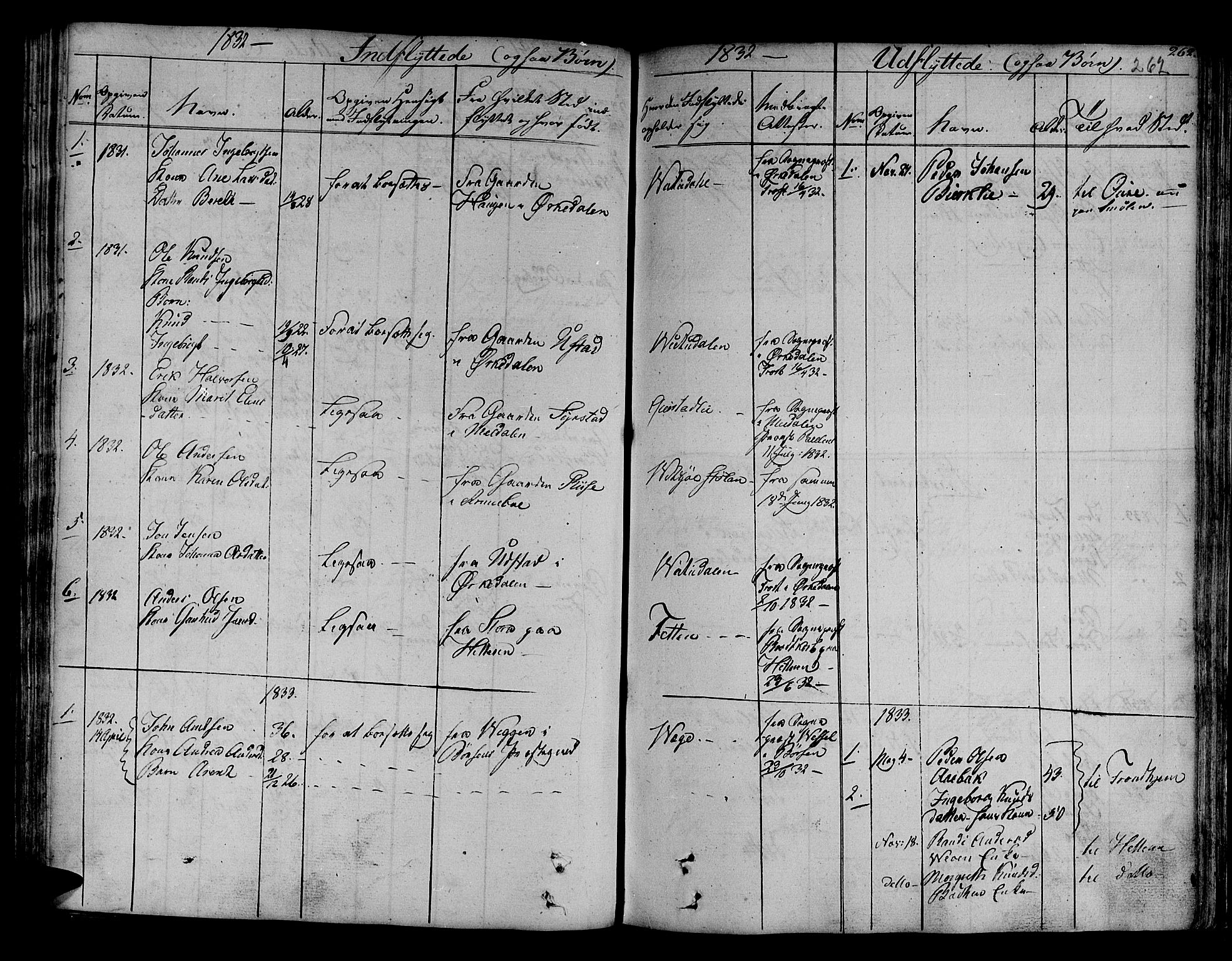 Ministerialprotokoller, klokkerbøker og fødselsregistre - Sør-Trøndelag, AV/SAT-A-1456/630/L0492: Parish register (official) no. 630A05, 1830-1840, p. 262