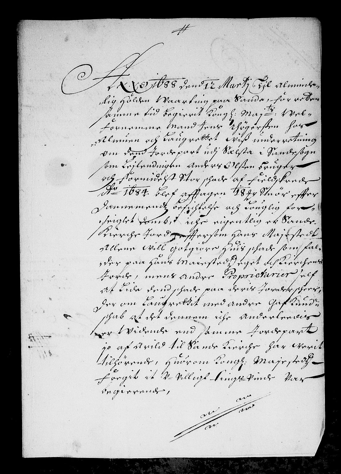 Rentekammeret inntil 1814, Reviderte regnskaper, Stiftamtstueregnskaper, Bergen stiftamt, AV/RA-EA-6043/R/Rc/L0084: Bergen stiftamt, 1687