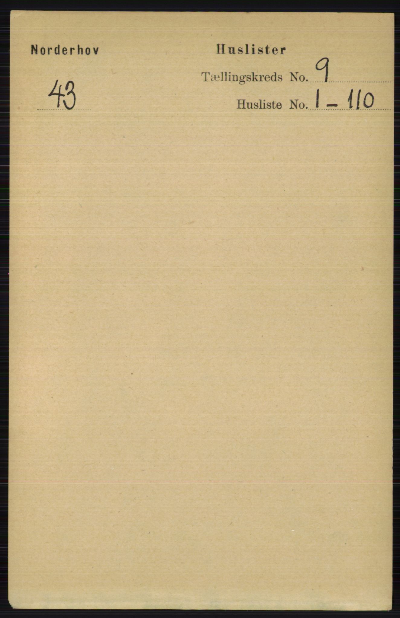 RA, 1891 census for 0613 Norderhov, 1891, p. 6482