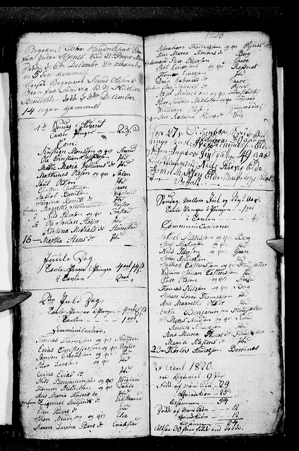 Kvæfjord sokneprestkontor, AV/SATØ-S-1323/G/Ga/Gab/L0001klokker: Parish register (copy) no. 1, 1806-1824