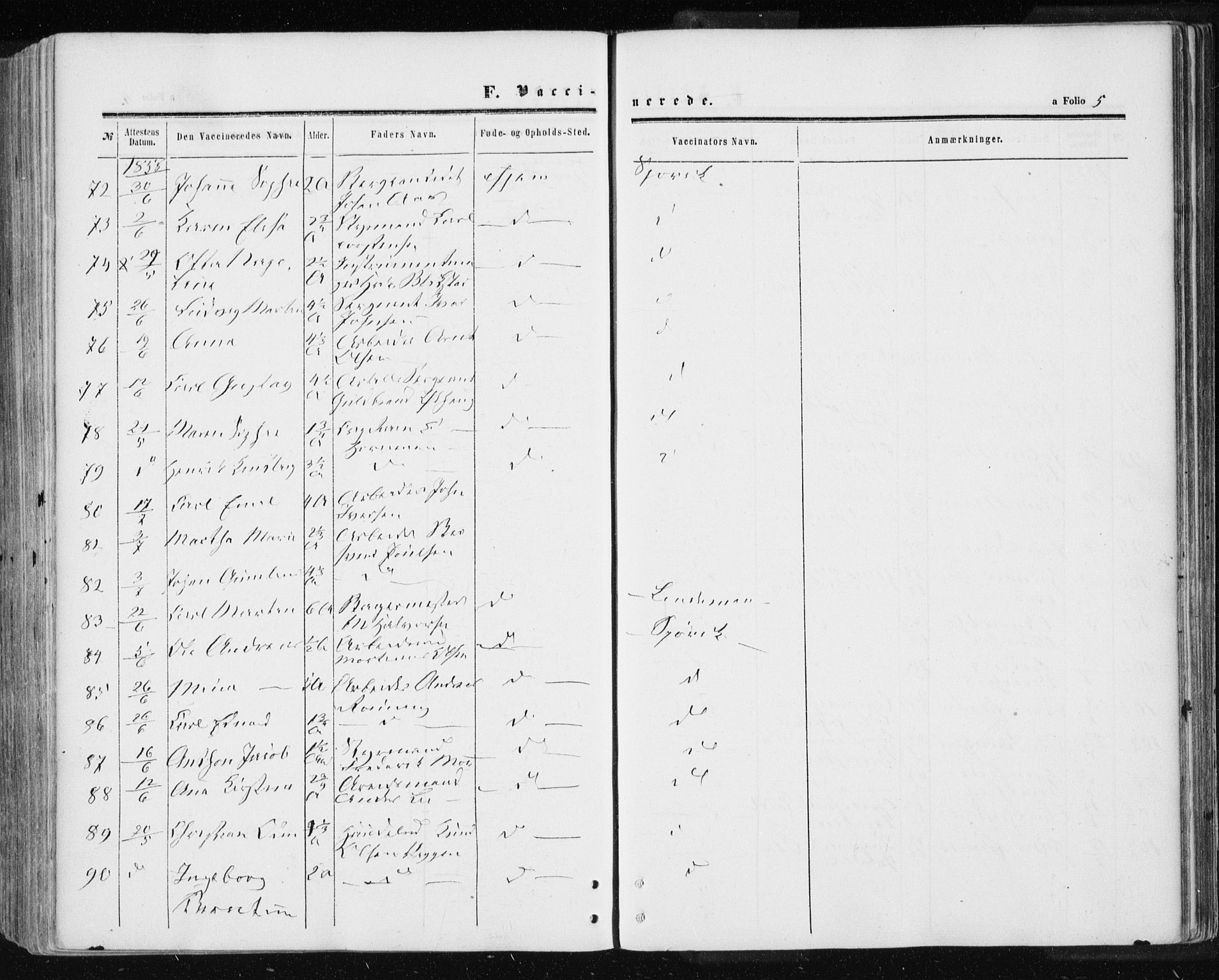 Ministerialprotokoller, klokkerbøker og fødselsregistre - Sør-Trøndelag, AV/SAT-A-1456/601/L0053: Parish register (official) no. 601A21, 1857-1865, p. 5