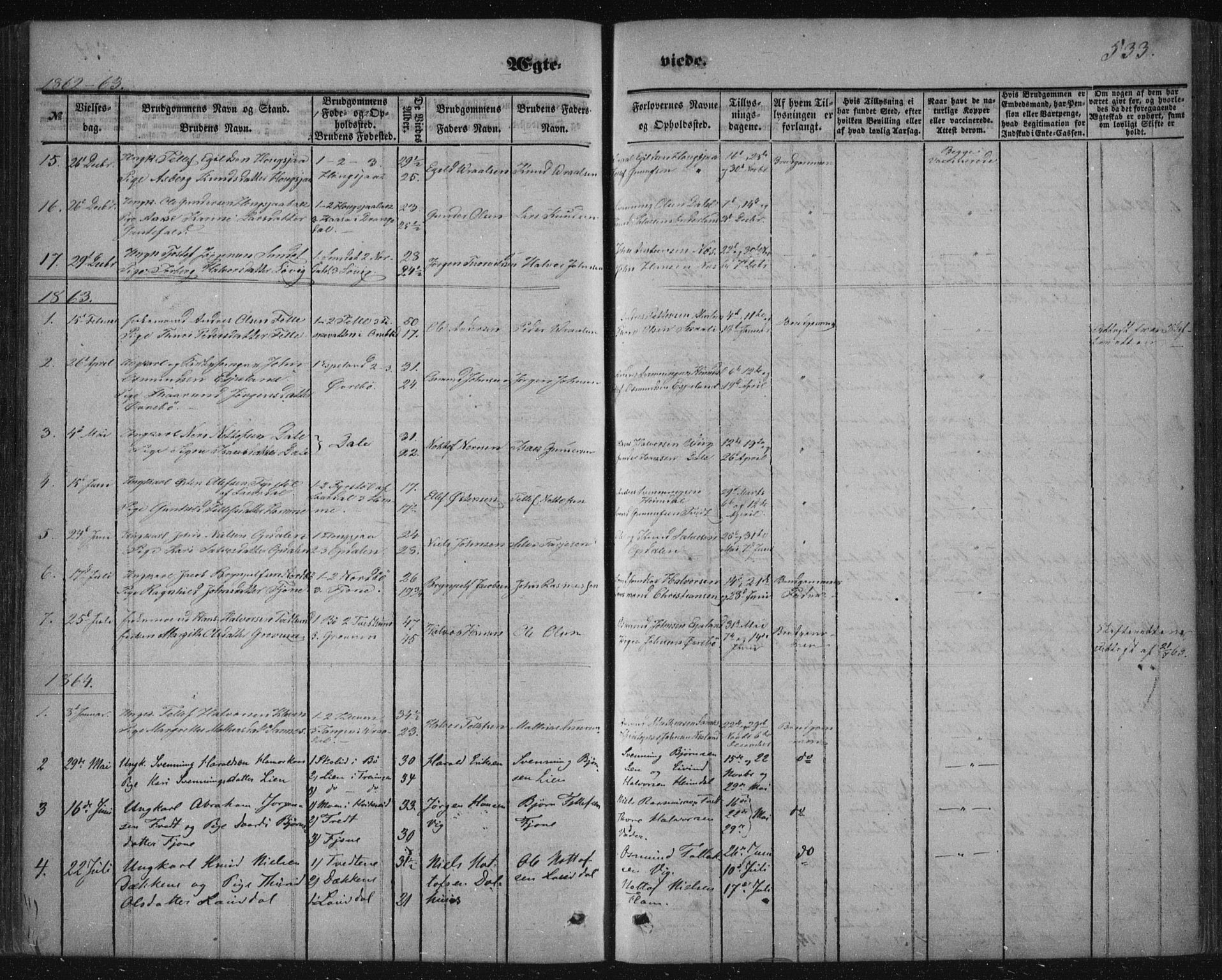 Nissedal kirkebøker, SAKO/A-288/F/Fa/L0003: Parish register (official) no. I 3, 1846-1870, p. 532-533