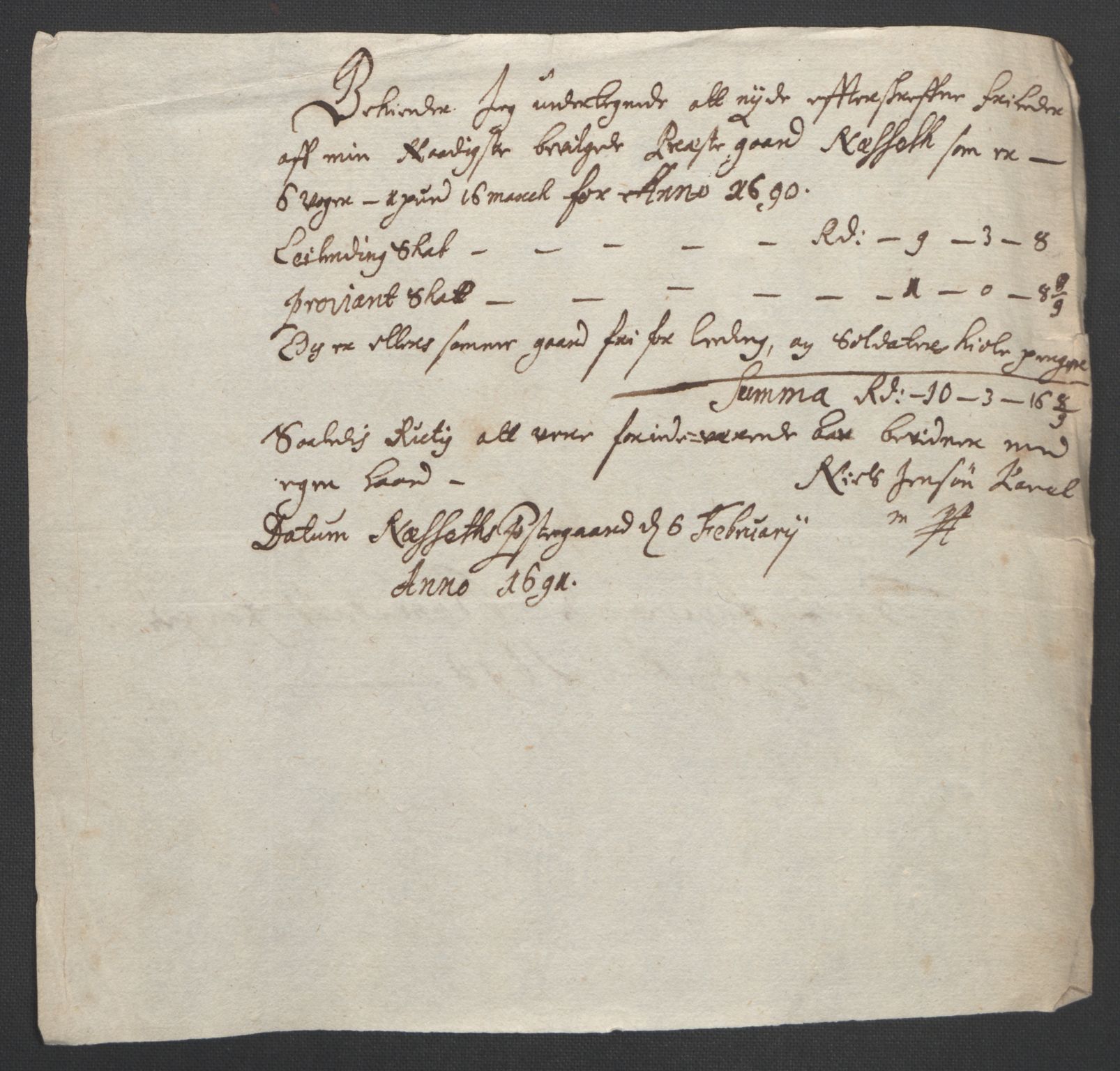 Rentekammeret inntil 1814, Reviderte regnskaper, Fogderegnskap, RA/EA-4092/R55/L3649: Fogderegnskap Romsdal, 1690-1691, p. 166