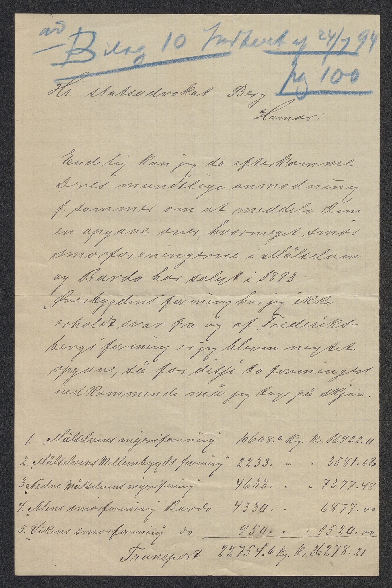 Landbruksdepartementet, Kontorer for reindrift og ferskvannsfiske, RA/S-1247/2/E/Eb/L0013: Lappekommisjonen, 1889-1894, p. 87