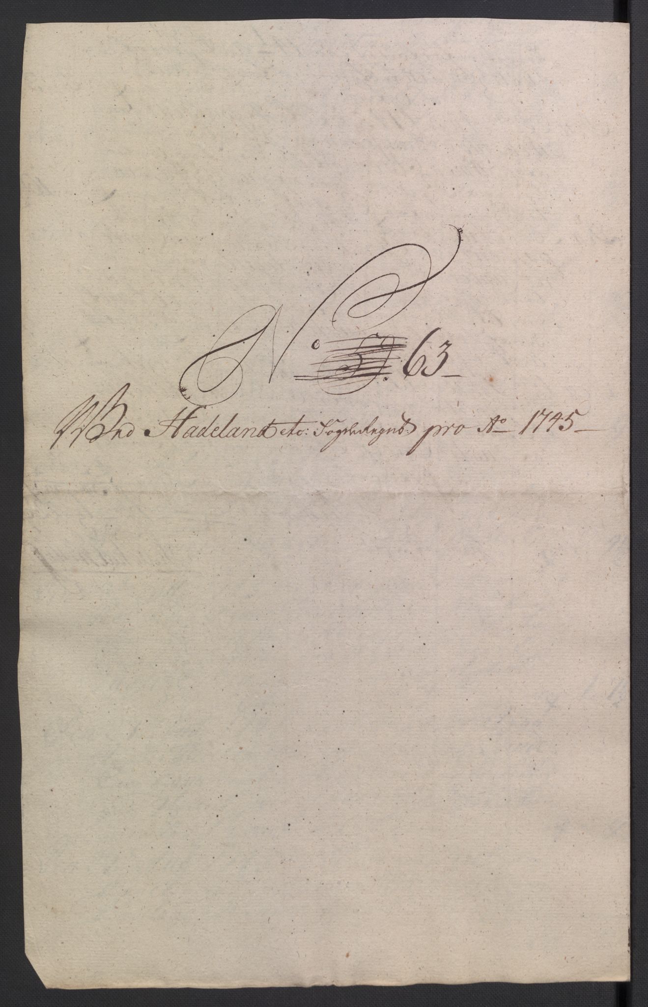 Rentekammeret inntil 1814, Reviderte regnskaper, Fogderegnskap, AV/RA-EA-4092/R18/L1345: Fogderegnskap Hadeland, Toten og Valdres, 1745-1746, p. 284