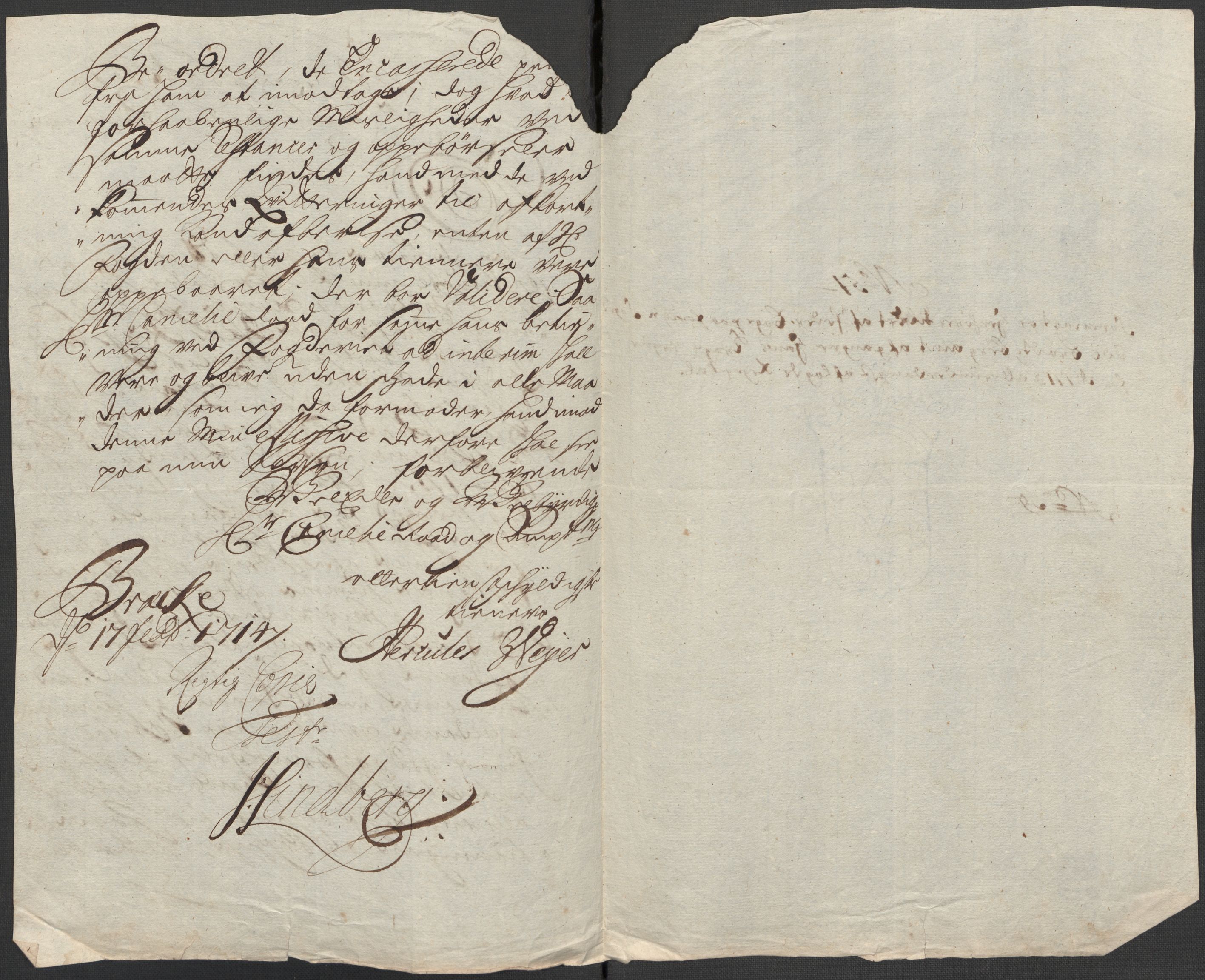 Rentekammeret inntil 1814, Reviderte regnskaper, Fogderegnskap, AV/RA-EA-4092/R36/L2125: Fogderegnskap Øvre og Nedre Telemark og Bamble, 1713, p. 285