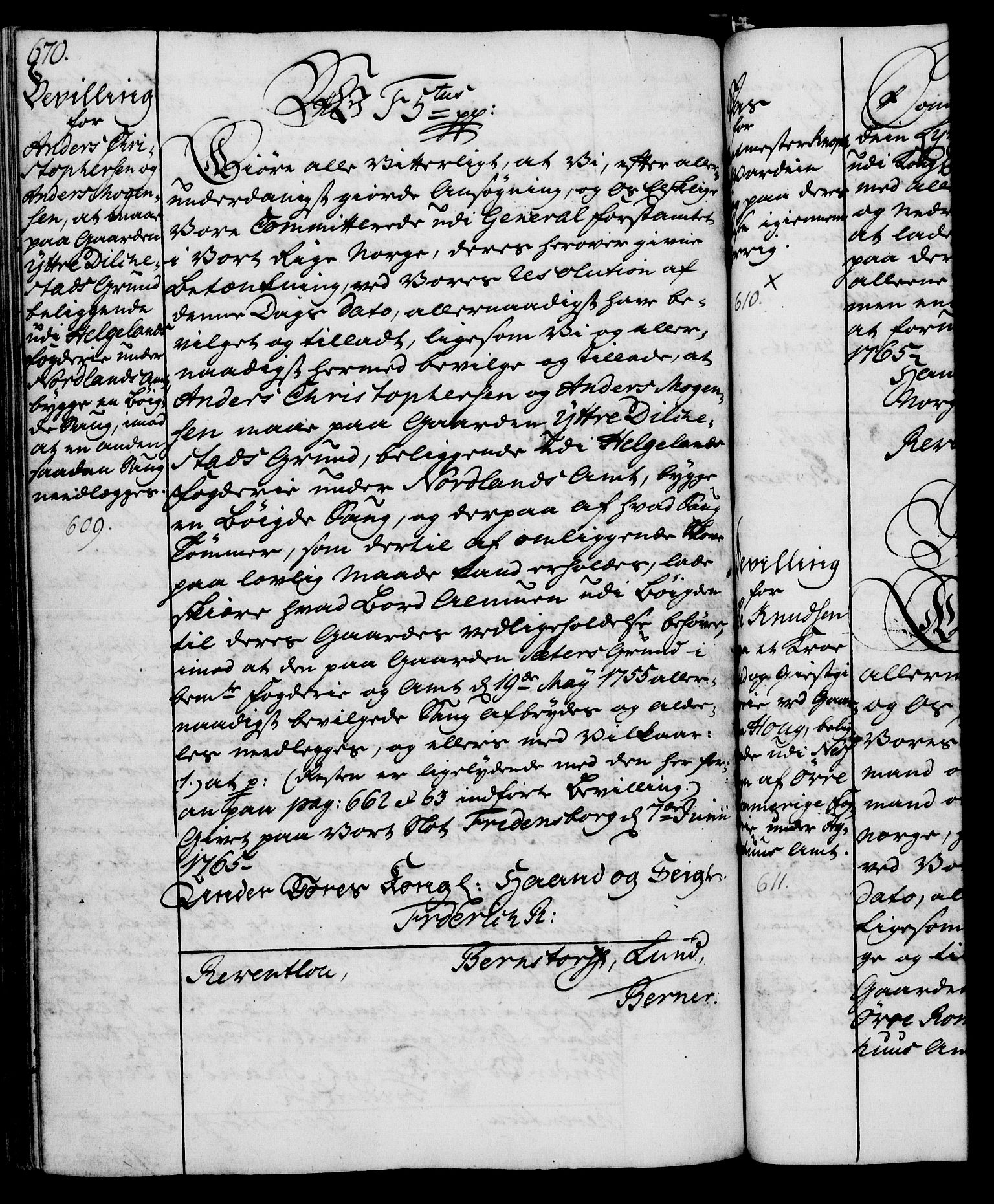 Rentekammeret, Kammerkanselliet, AV/RA-EA-3111/G/Gg/Gga/L0007: Norsk ekspedisjonsprotokoll med register (merket RK 53.7), 1759-1768, p. 670