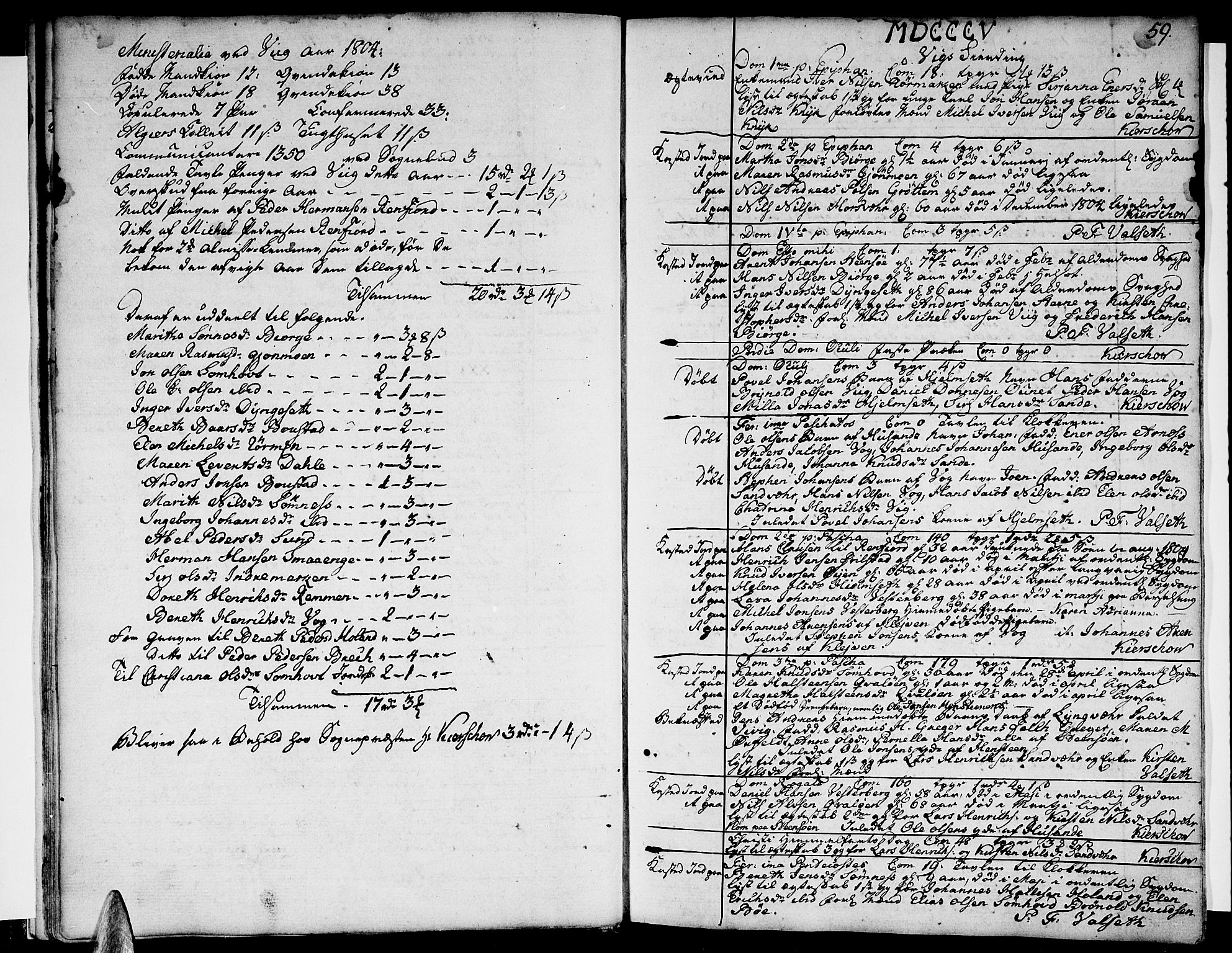 Ministerialprotokoller, klokkerbøker og fødselsregistre - Nordland, SAT/A-1459/812/L0174: Parish register (official) no. 812A03, 1801-1819, p. 59