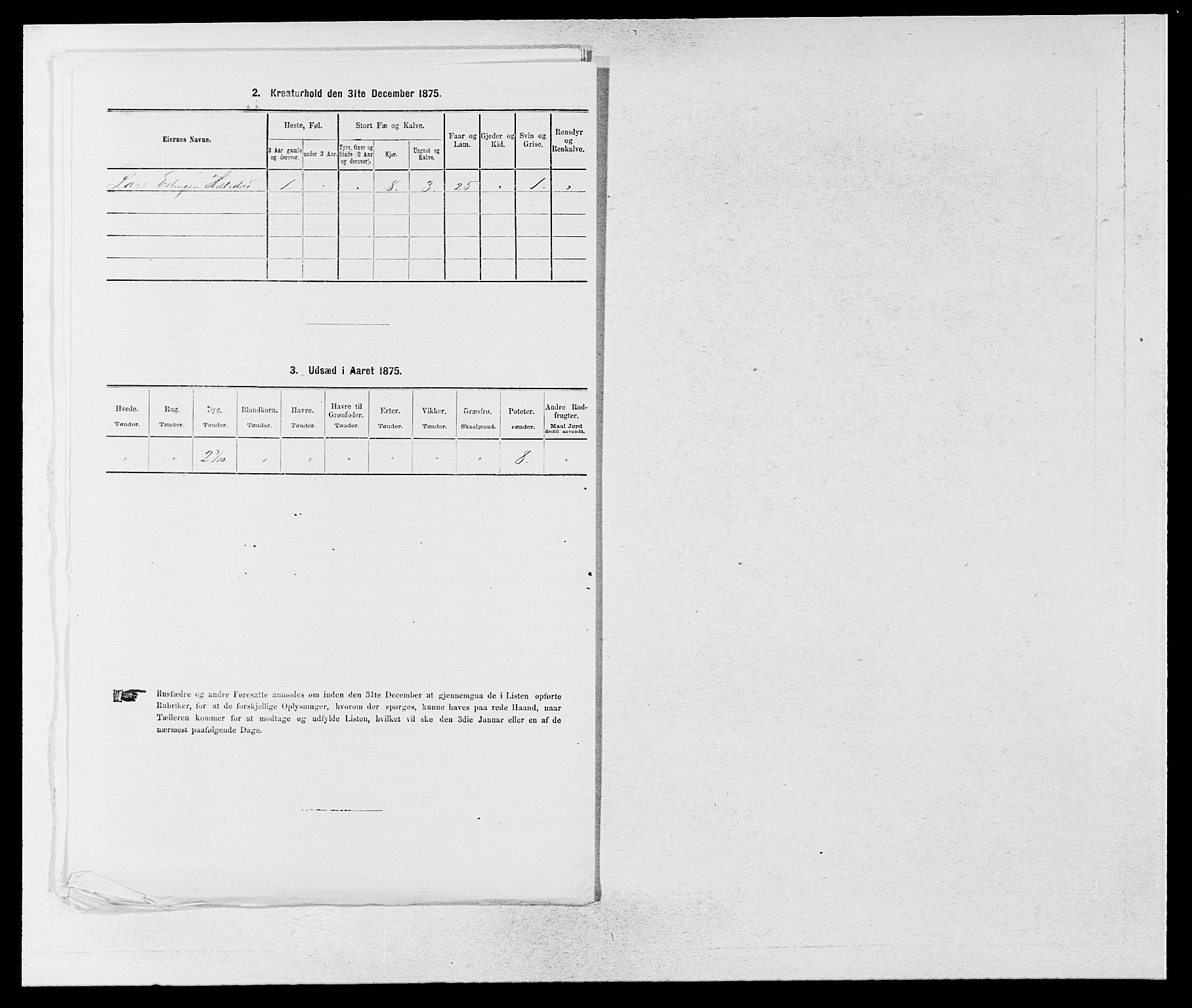 SAB, 1875 census for 1420P Sogndal, 1875, p. 750