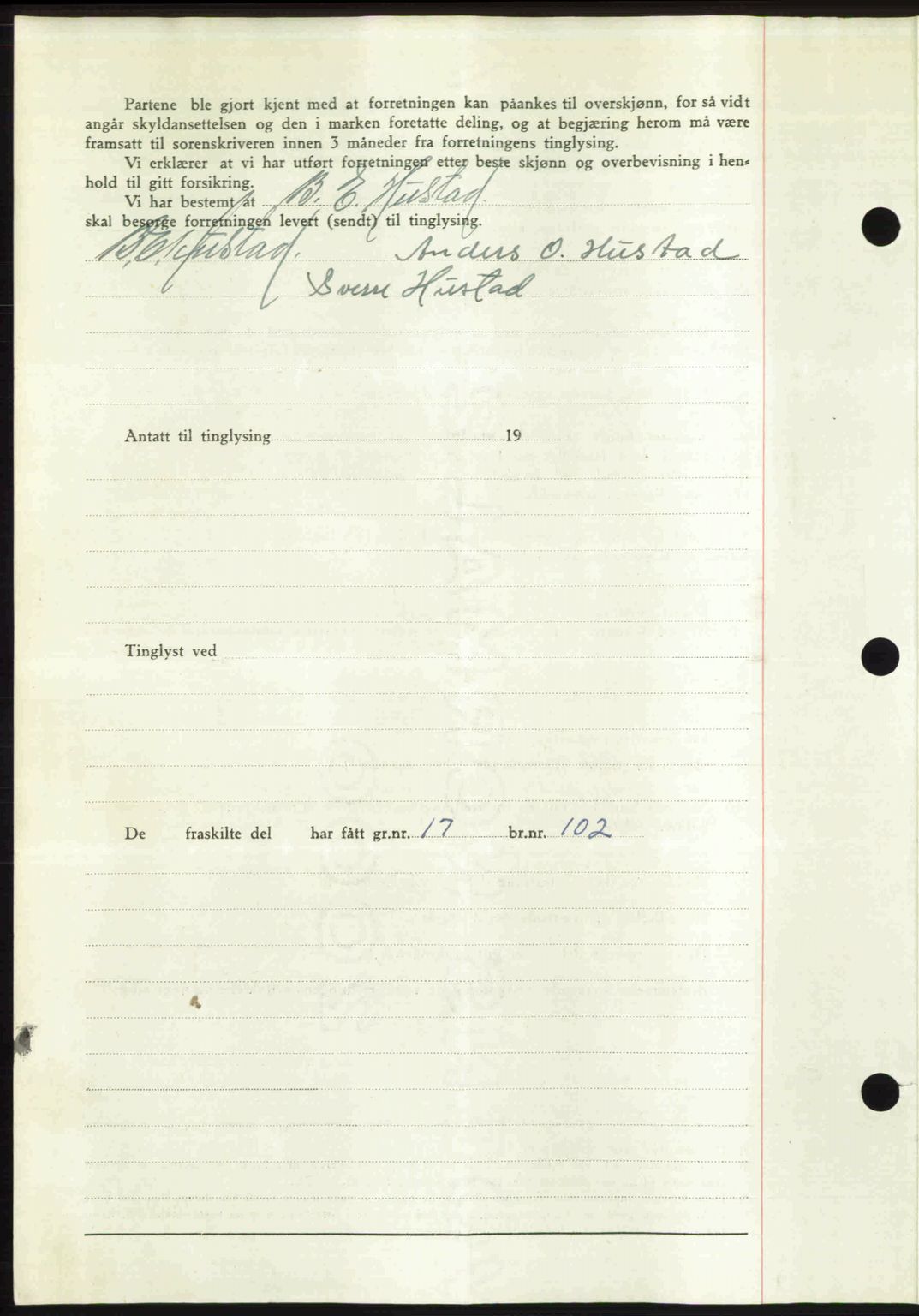 Romsdal sorenskriveri, AV/SAT-A-4149/1/2/2C: Mortgage book no. A26, 1948-1948, Diary no: : 1974/1948