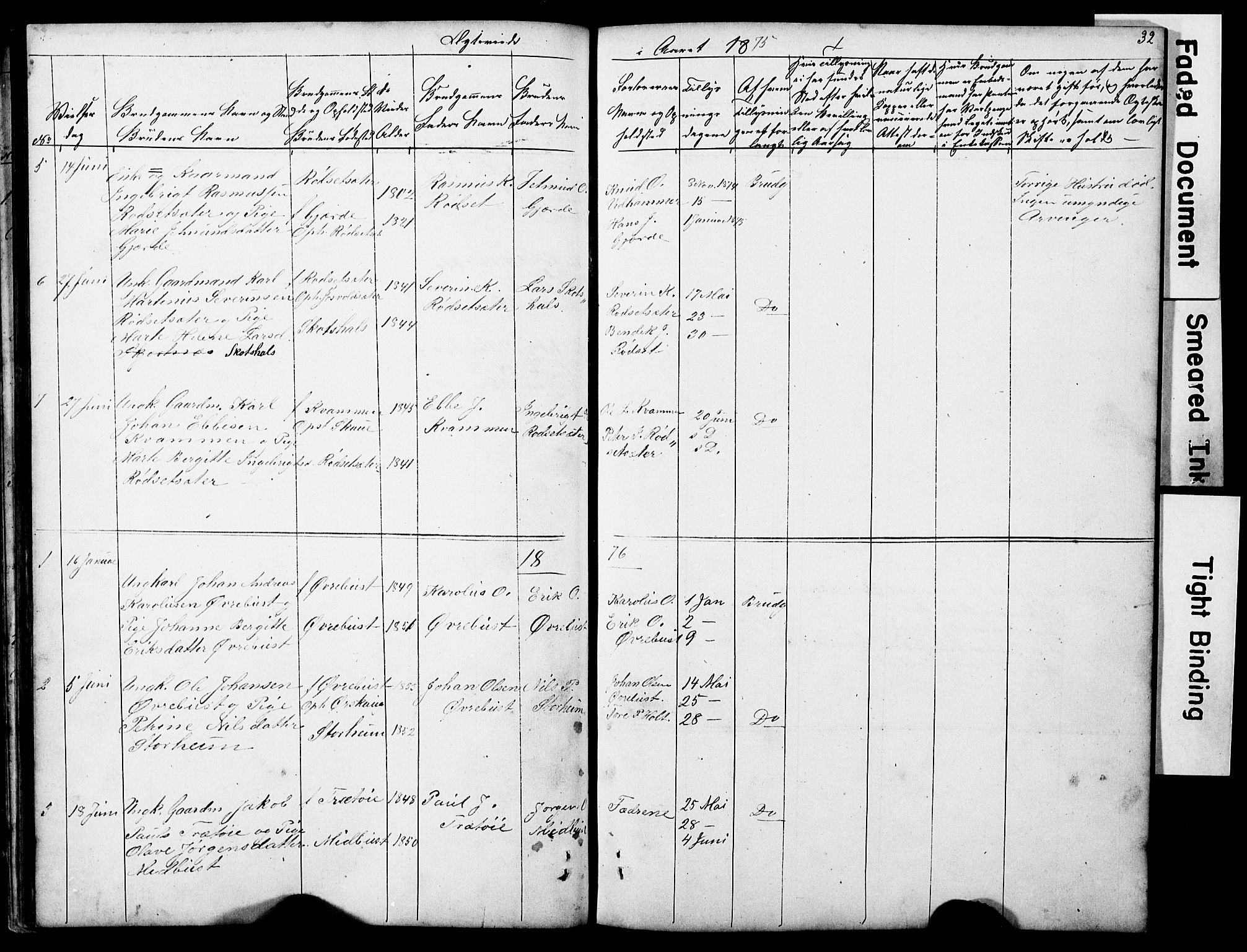 Ministerialprotokoller, klokkerbøker og fødselsregistre - Møre og Romsdal, AV/SAT-A-1454/521/L0301: Parish register (copy) no. 521C02, 1854-1881, p. 32