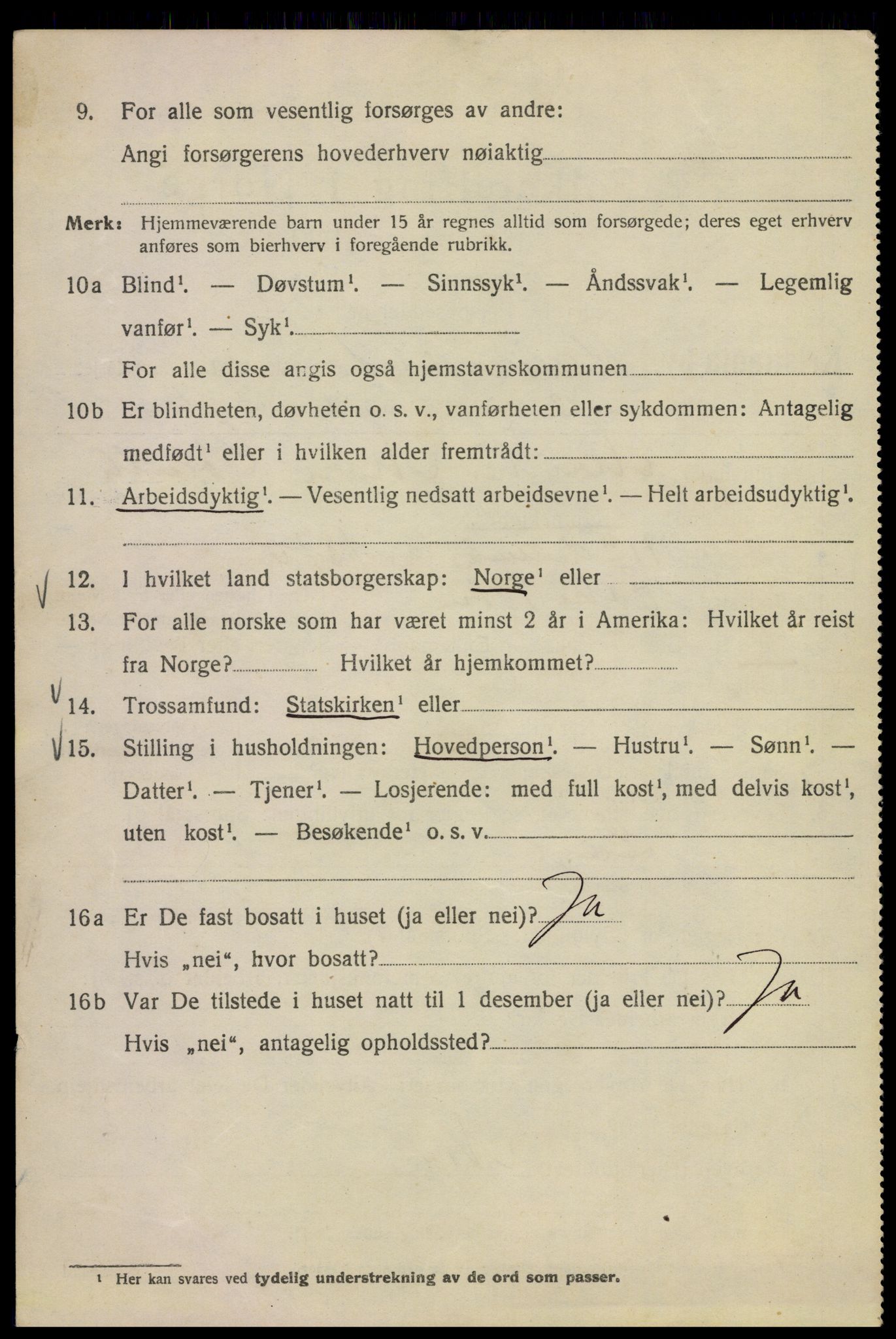 SAO, 1920 census for Kristiania, 1920, p. 618086