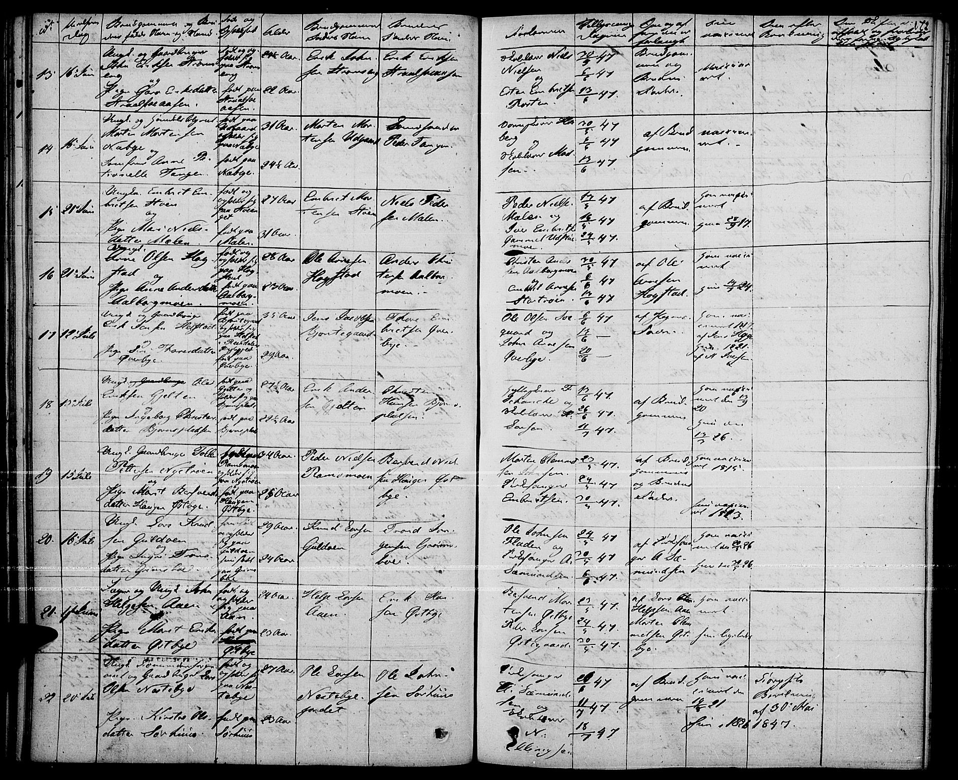 Tynset prestekontor, AV/SAH-PREST-058/H/Ha/Haa/L0019: Parish register (official) no. 19, 1829-1847, p. 173