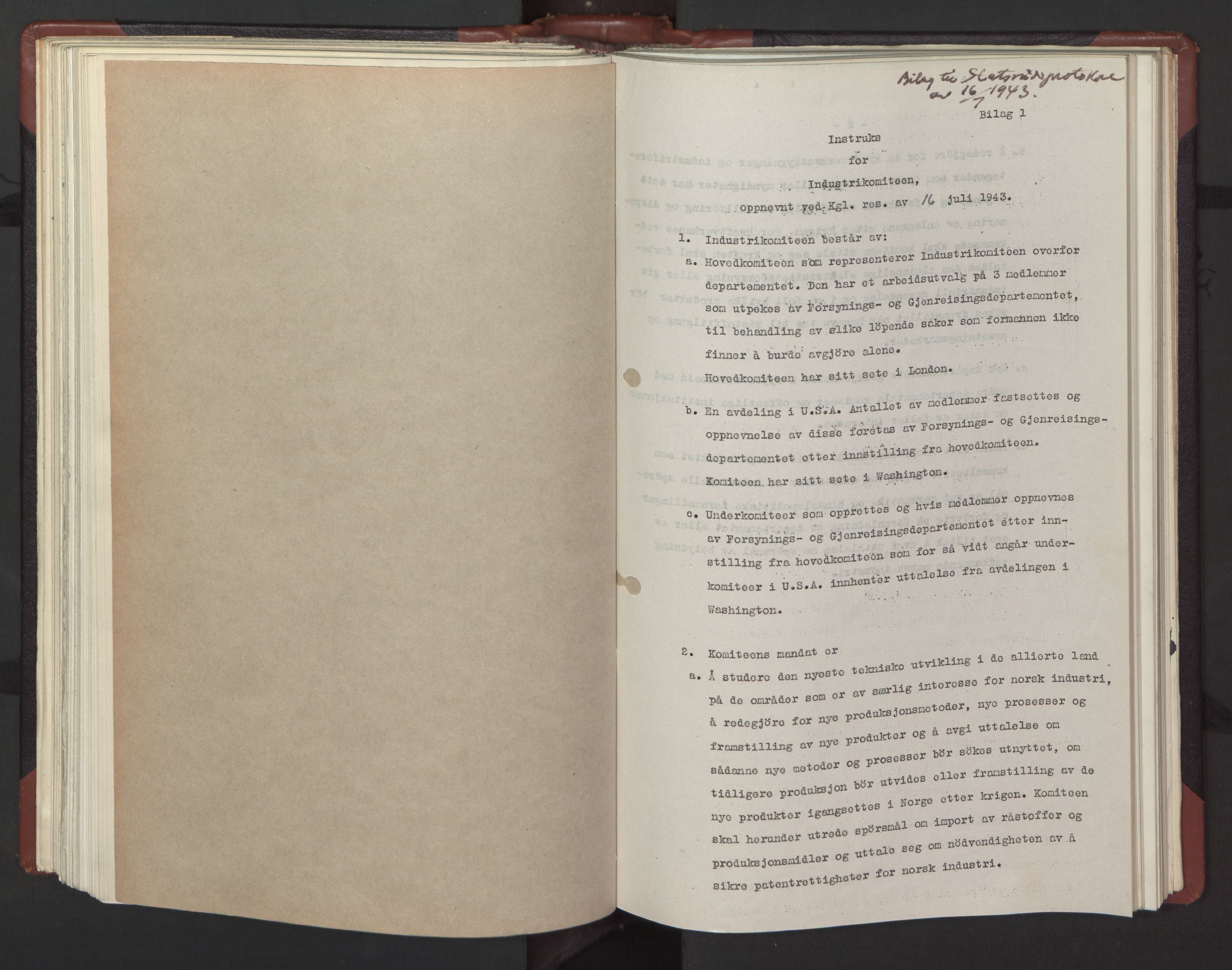 Statsrådssekretariatet, AV/RA-S-1001/A/Ac/L0123: Kgl. res. 15/1-20/12, 1943, p. 162