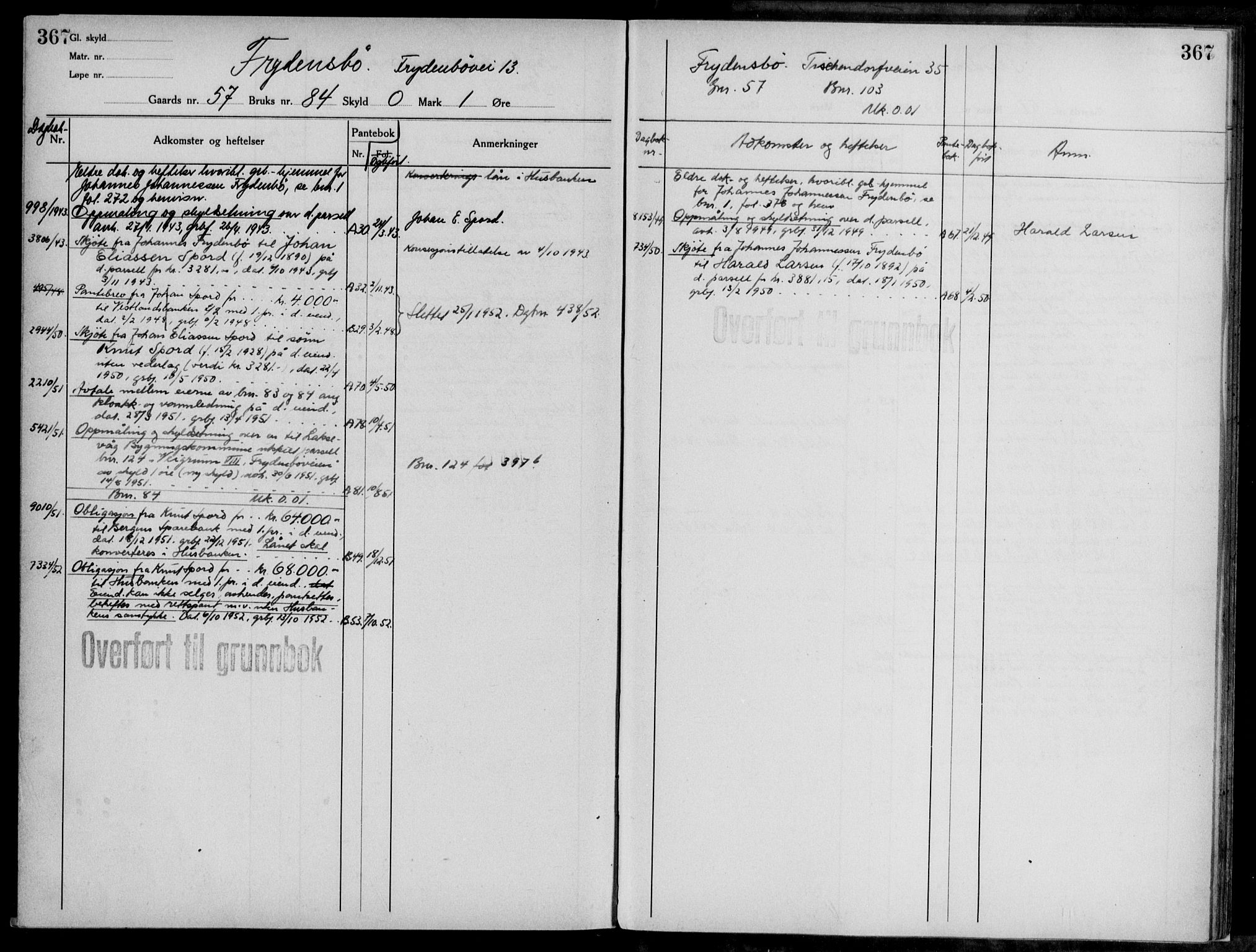 Midhordland sorenskriveri, AV/SAB-A-3001/1/G/Ga/Gab/L0117: Mortgage register no. II.A.b.117, p. 367