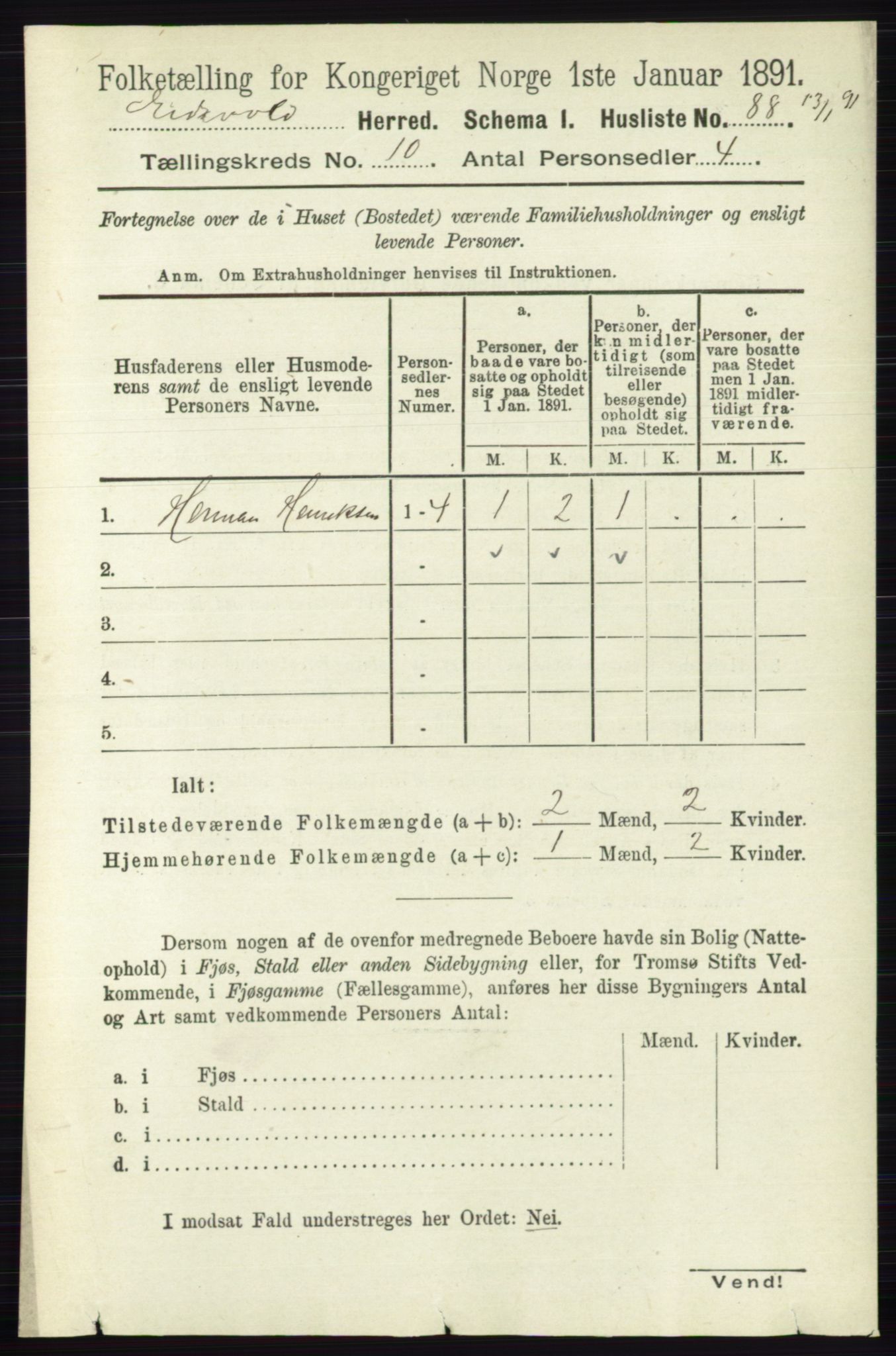 RA, 1891 census for 0237 Eidsvoll, 1891, p. 6767